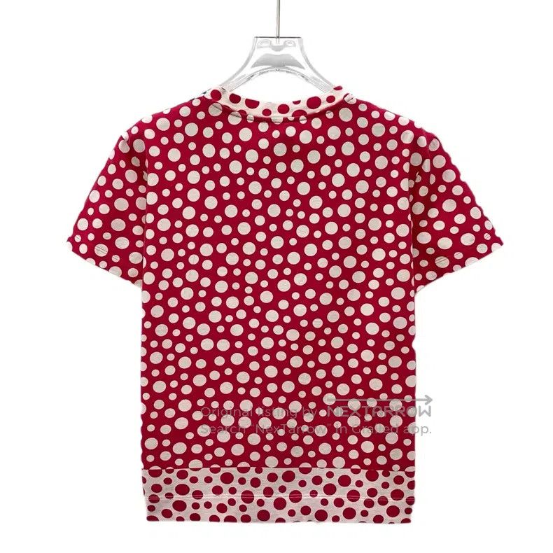 Louis Vuitton Louis Vuitton Colorblock polka-dot cotton short-sleeved T- Size L / US 10 / IT 46 - 2 Thumbnail
