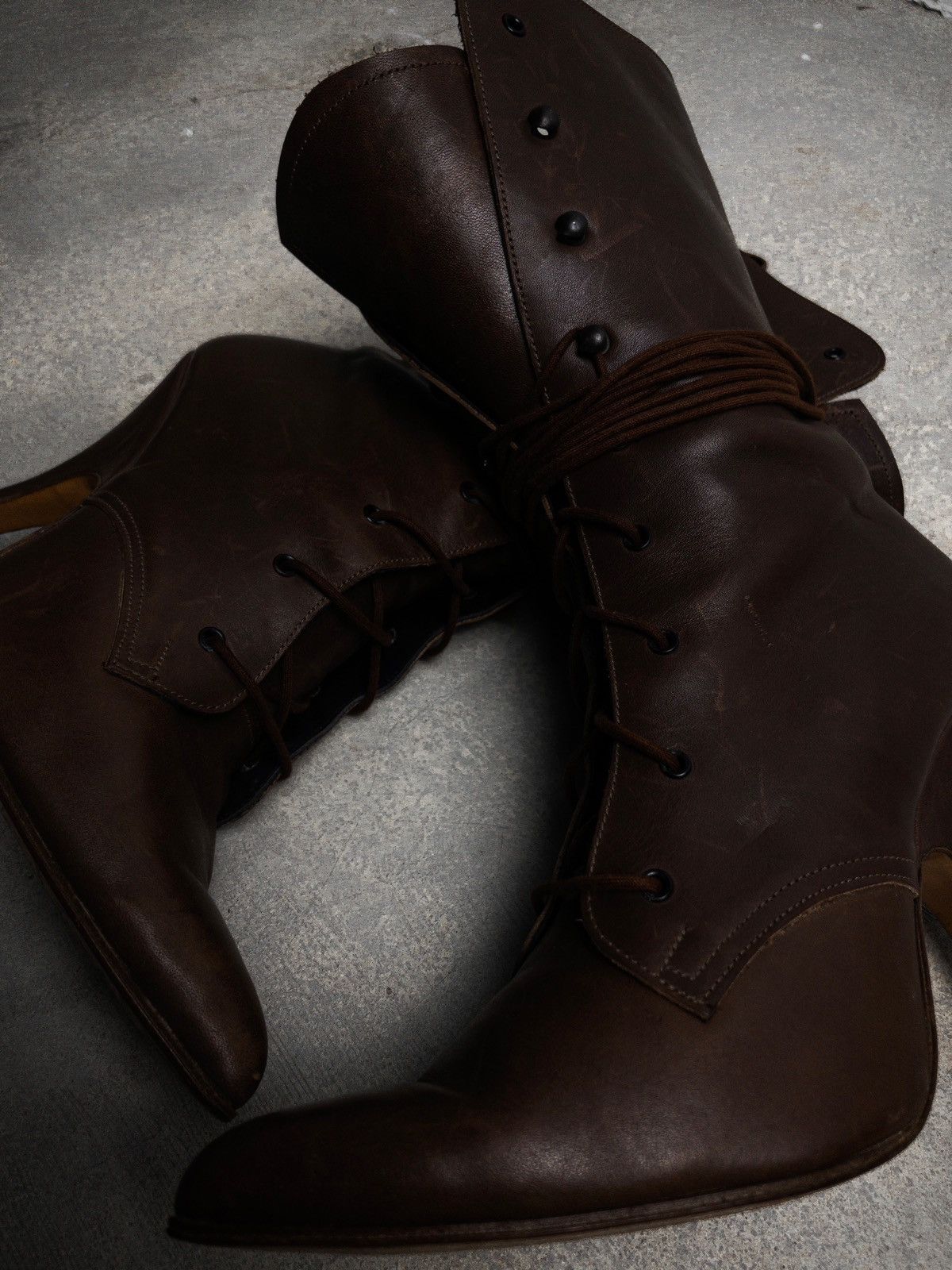 Vivienne Westwood 80’s Vivienne Westwood “Witches” heel pointed boots Size US 7 / IT 37 - 3 Thumbnail