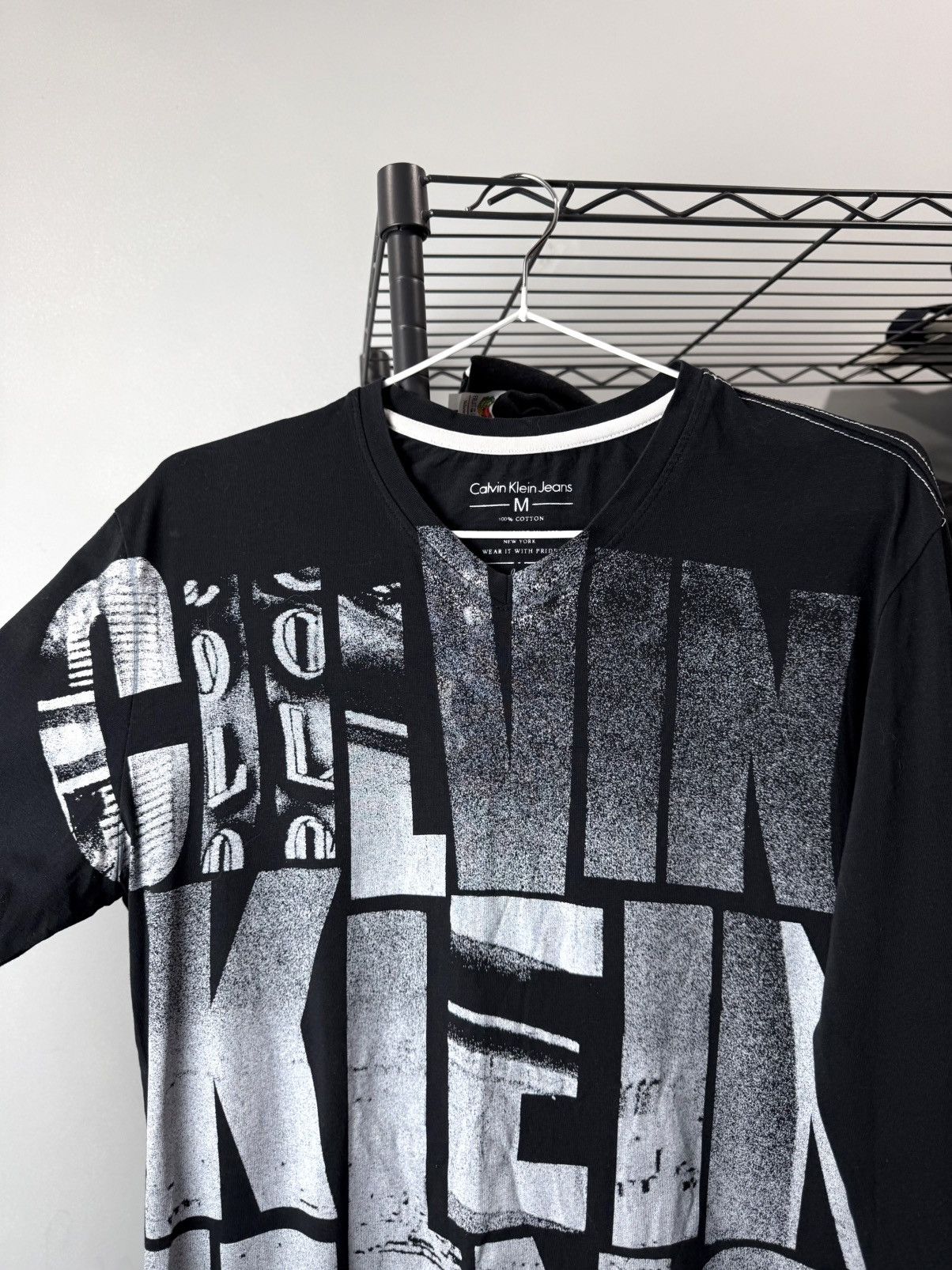 Calvin Klein 205W39NYC Vintage Calvin Klein 205w39ny Style archive T Shirt Size US M / EU 48-50 / 2 - 2 Thumbnail
