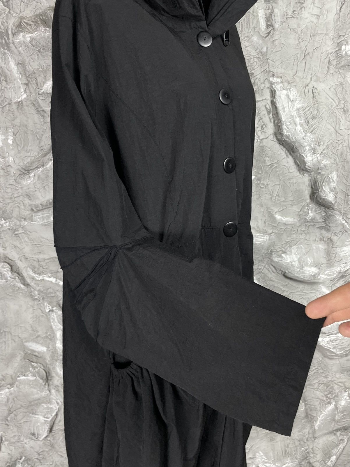 Japanese Brand × Junya Watanabe × Le Grande Bleu (L.G.B.) Vintage Nylon Coat Huge Hood Yohji Issey Miyake Archive Vibe Size US M / EU 48-50 / 2 - 6 Thumbnail