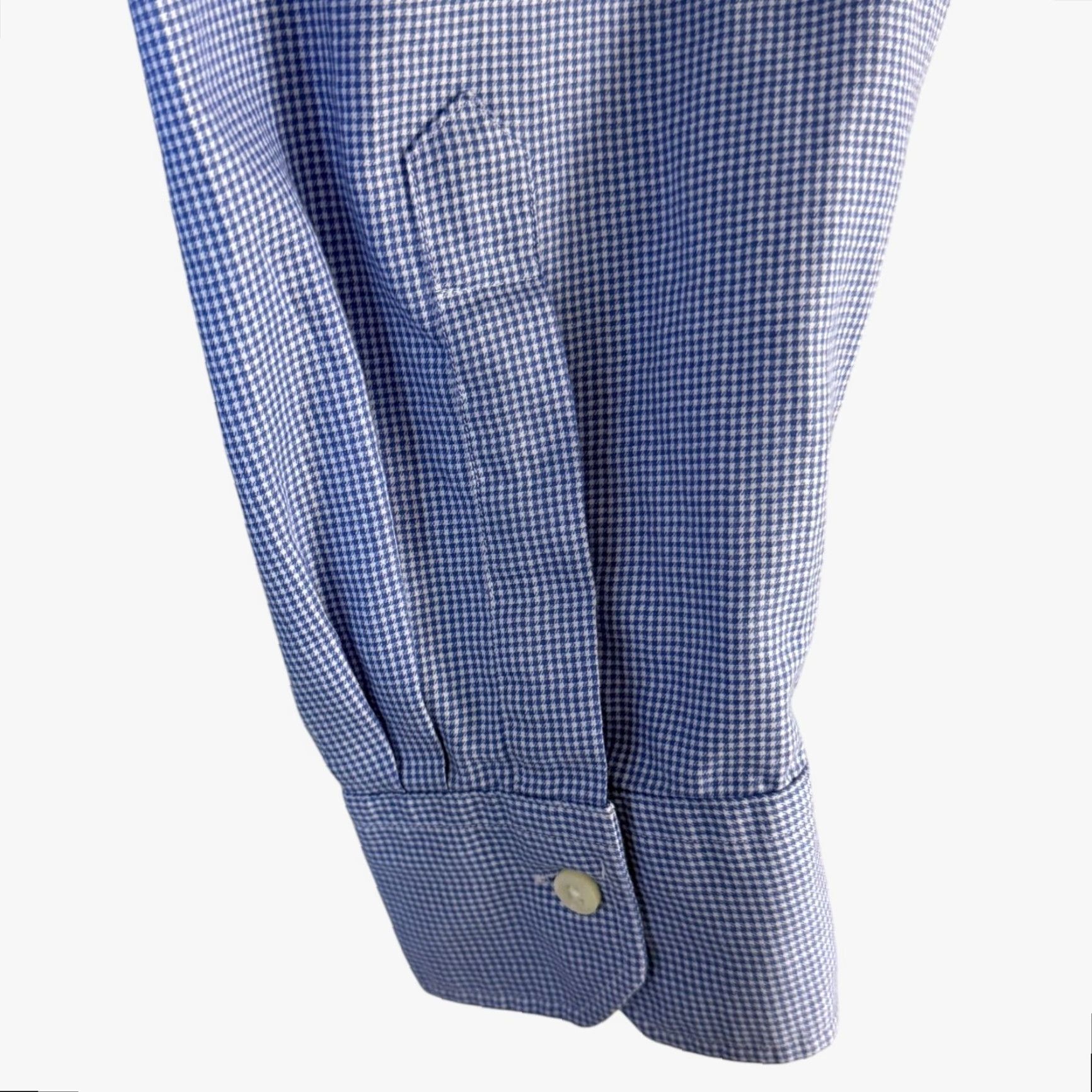 Polo Ralph Lauren POLO RALPH LAUREN Gingham Check Button-Up Shirt Blue Micro Check 2XL Men's Cotton Classic Preppy Size US XXL / EU 58 / 5 - 7 Thumbnail