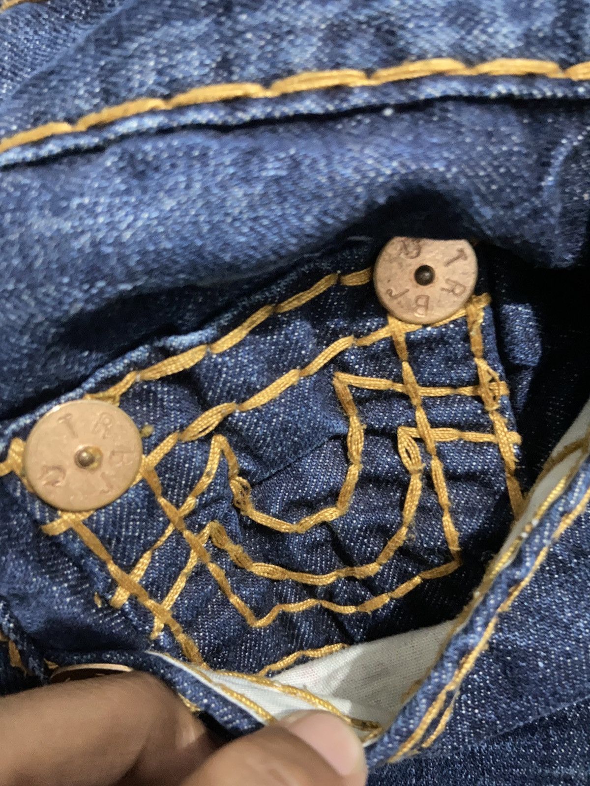 20471120 × Japanese Brand × True Religion True Religion No 1 BOBBY SUPER T Chain Stitch Denim Size US 30 / EU 46 - 10 Thumbnail