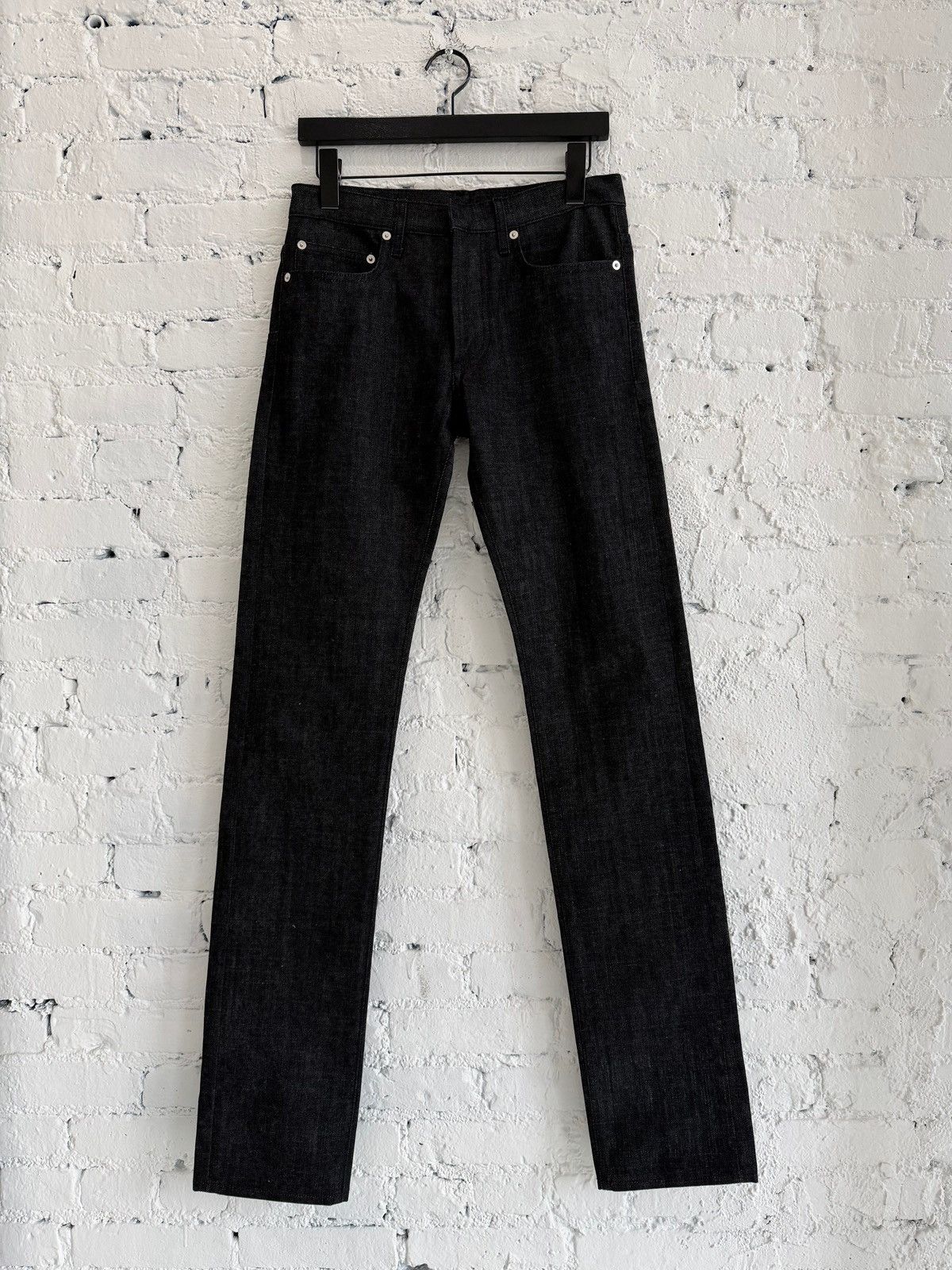 Dior A/W 2007 DIOR HOMME BLACK RAW DENIM Size US 28 / EU 44 - 1 Thumbnail