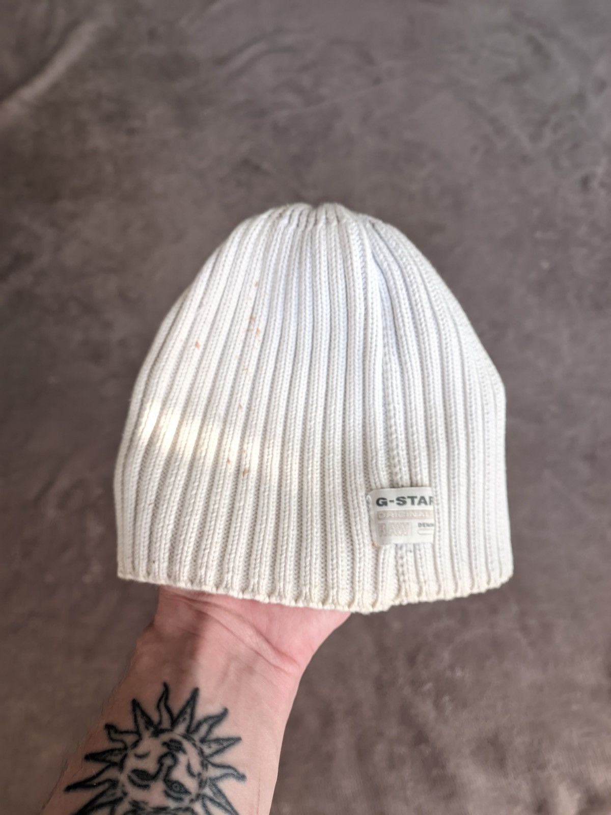 Vintage G-Star RAW Y2K vintage faded beanie hat Size ONE SIZE - 2 Thumbnail
