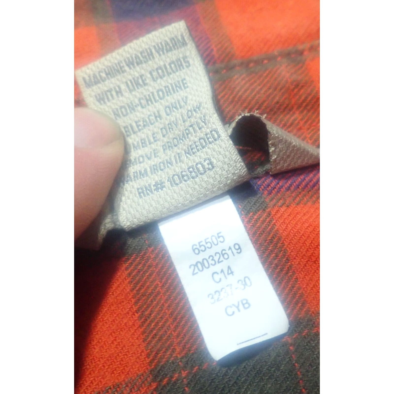 Duluth Trading Company Duluth Trading Womens XL Shirt Plaid Red Blue Flannel Lens Cleaner Free Swingin' Size XL / US 12-14 / IT 48-50 - 5 Thumbnail