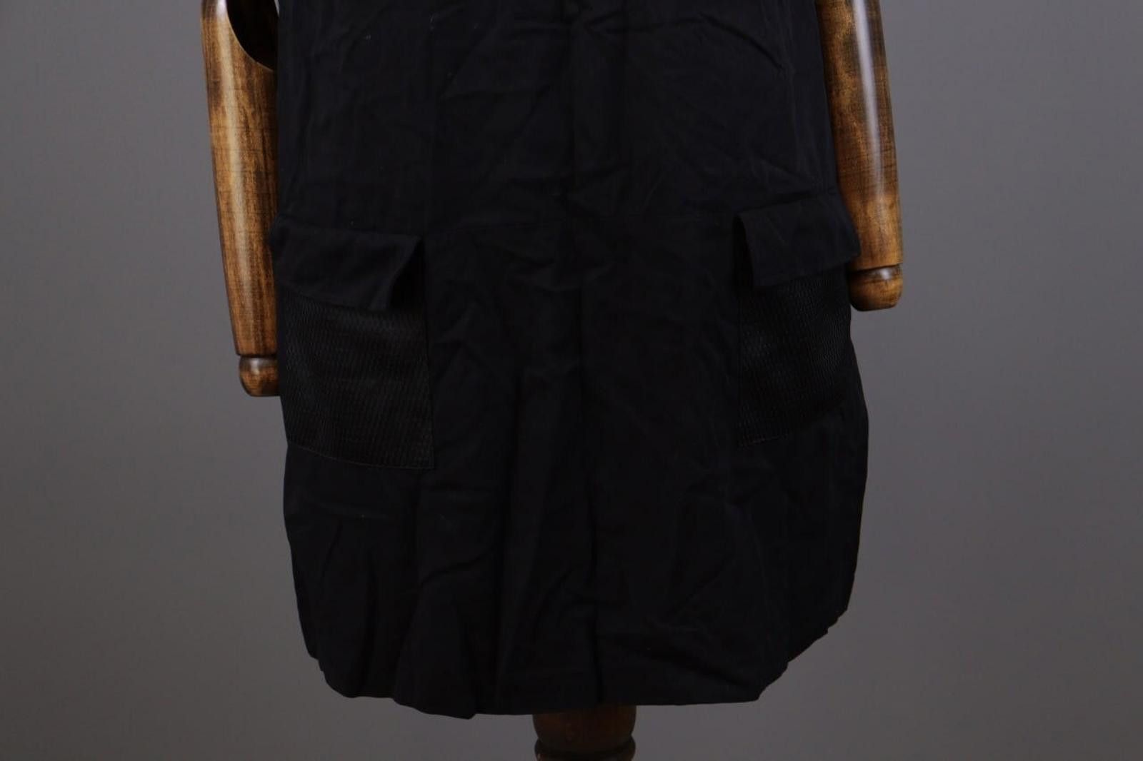 Designer Cop Copine Black Wham Robe Tank Shift Midi Dress Size 40 / M Size M / US 6-8 / IT 42-44 - 4 Thumbnail