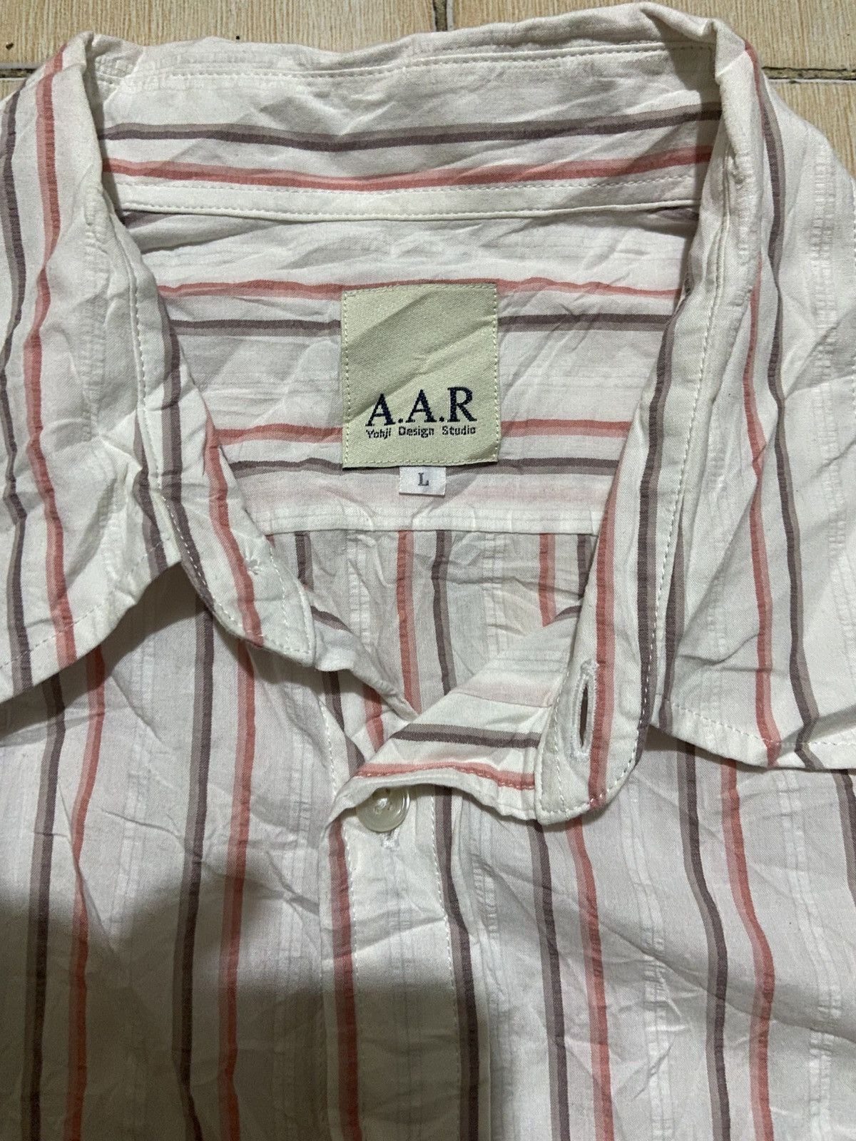 Yohji Yamamoto A.A.R by Yohji Yamamoto Shirt Button Up Size US L / EU 52-54 / 3 - 3 Thumbnail