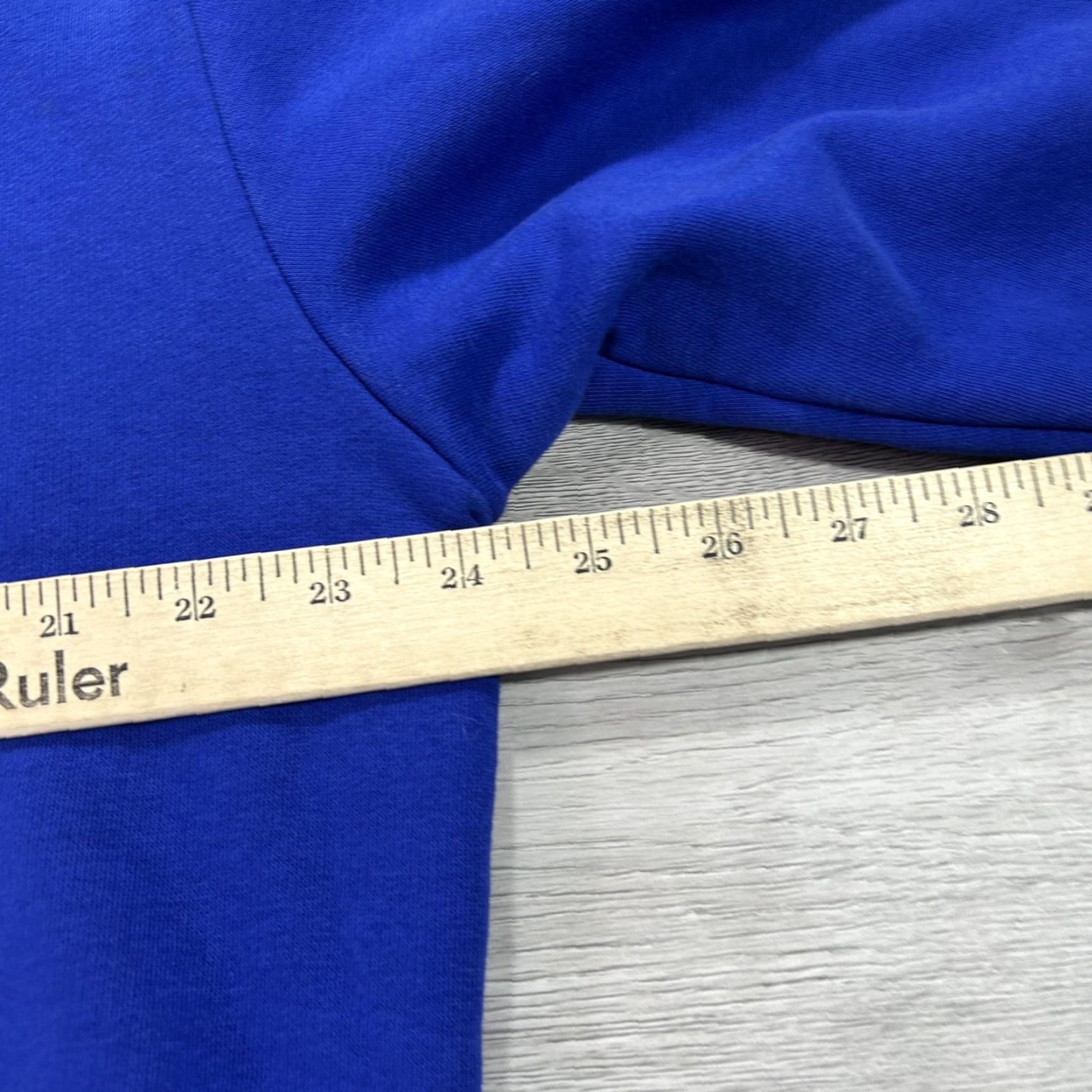 Adidas Adidas Hoodie Mens Large Blue Three Stripe Fleece Pullover Sweatshirt IJ8934 Size US L / EU 52-54 / 3 - 7 Thumbnail