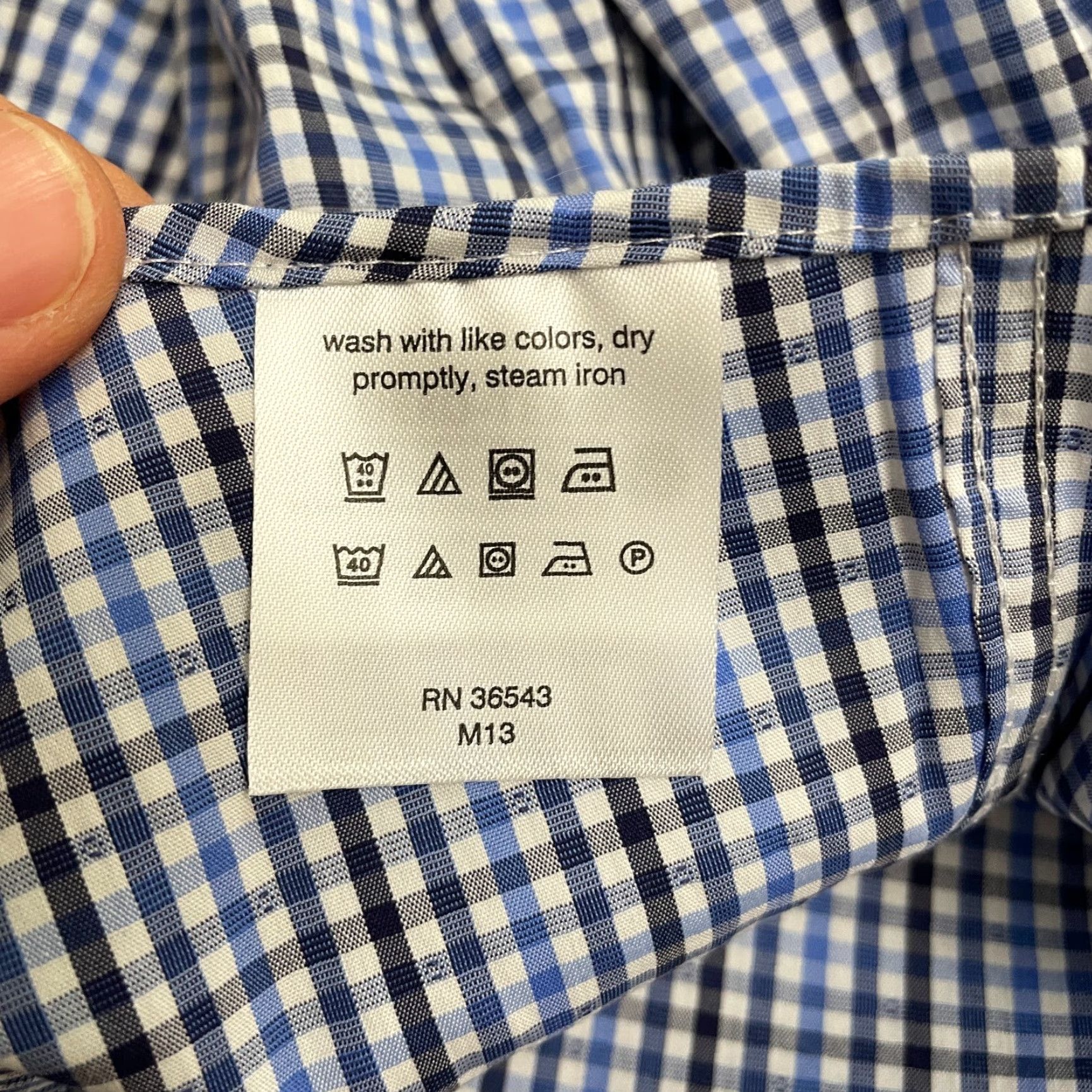 Michael Kors Michael Kors Slim Fit Travel Stretch Dress Shirt Mens 15 1/2 Medium Multi Plaid Size 40R - 5 Thumbnail