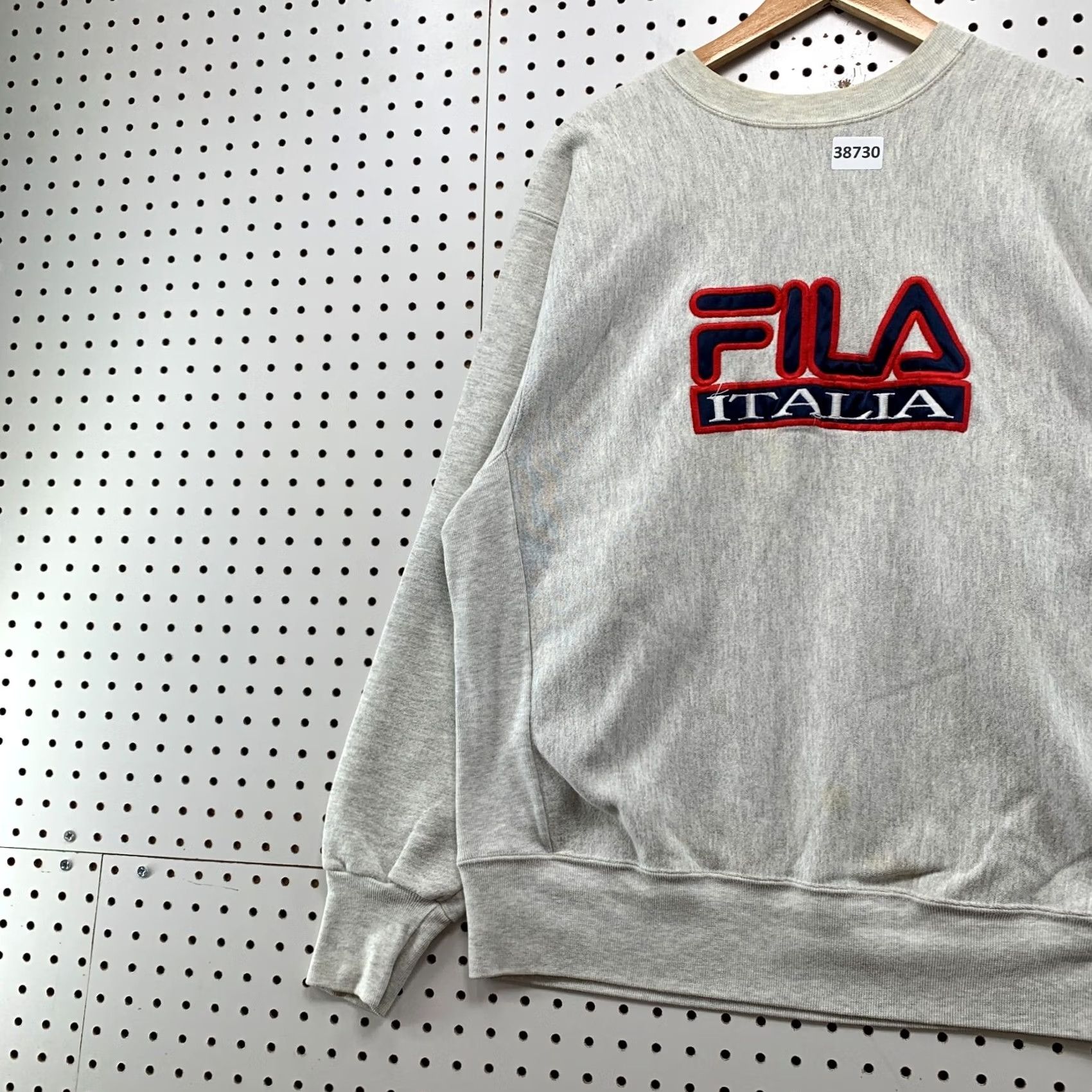 Fila VINTAGE FILA Crewneck Sweatshirt Mens XL Embroidered Reverse Weave USA 90s Gray Pullover Heavyweight 90s Mens Size US XL / EU 56 / 4 - 3 Thumbnail
