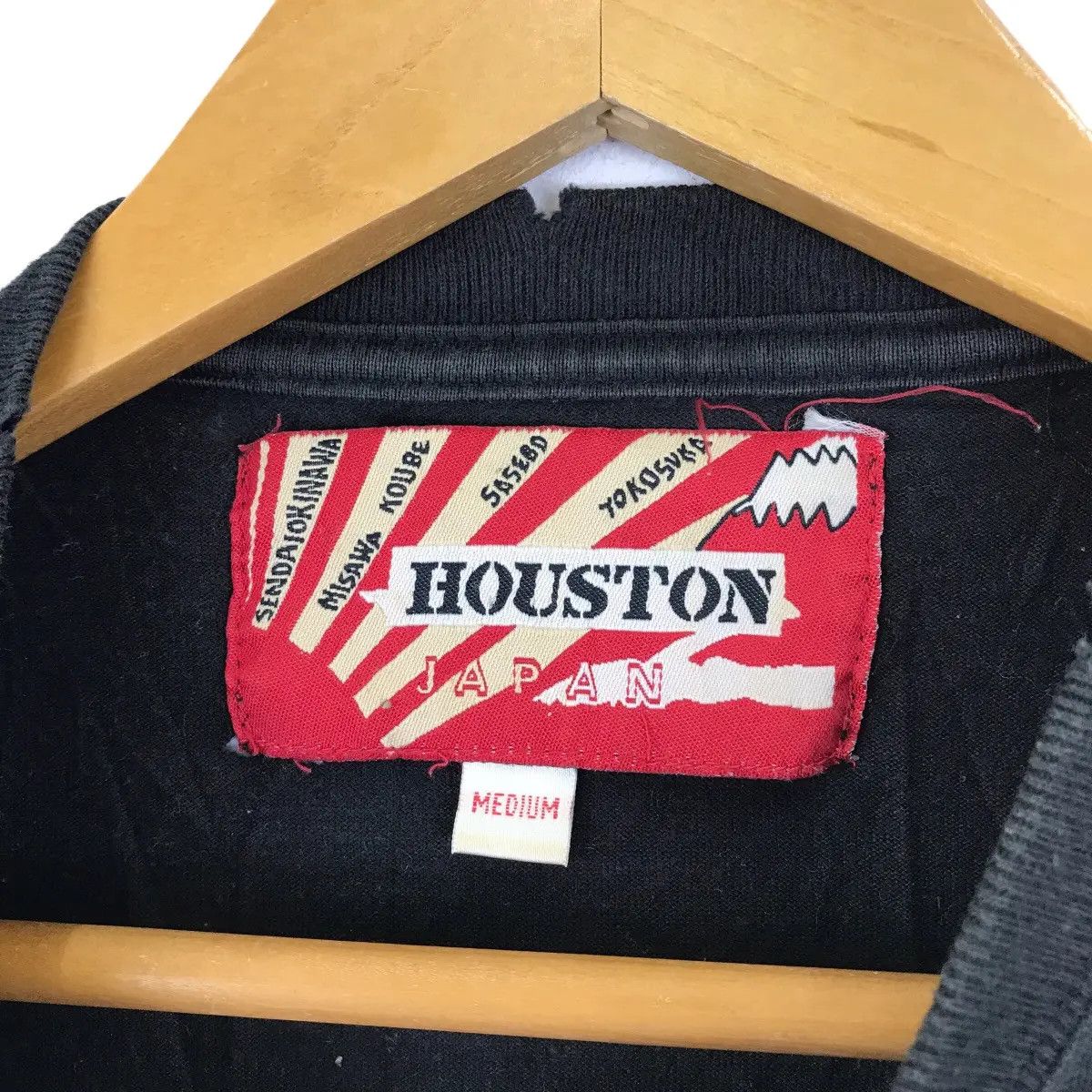 Vintage Vtg HOUSTON LOS ANGELES Skull Military Army Tee Shirt Peace Size US M / EU 48-50 / 2 - 7 Thumbnail