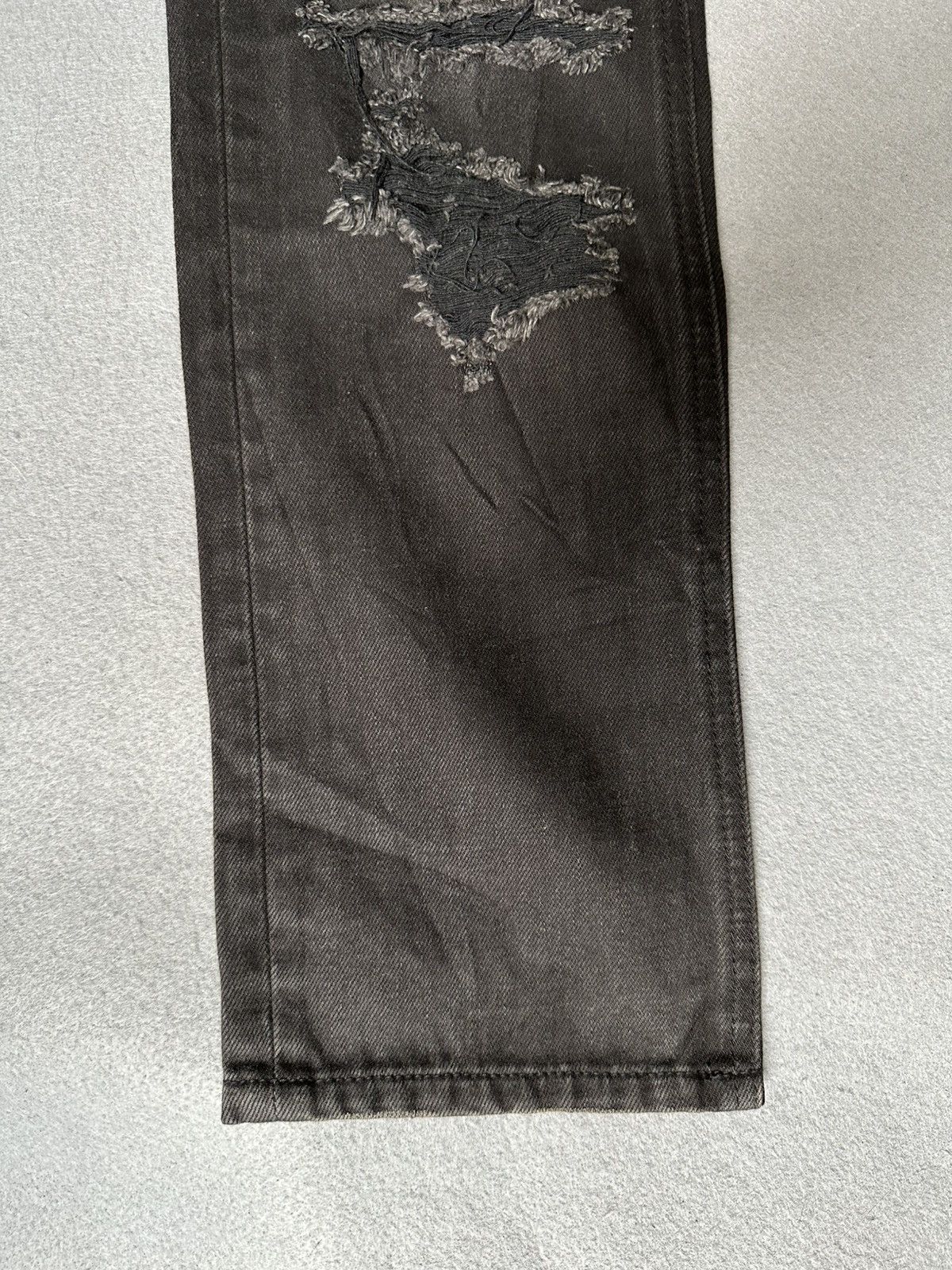 Japanese Brand Sex Pot Revenge Punk Revolution Studded Distressed Denim Size US 30 / EU 46 - 5 Thumbnail