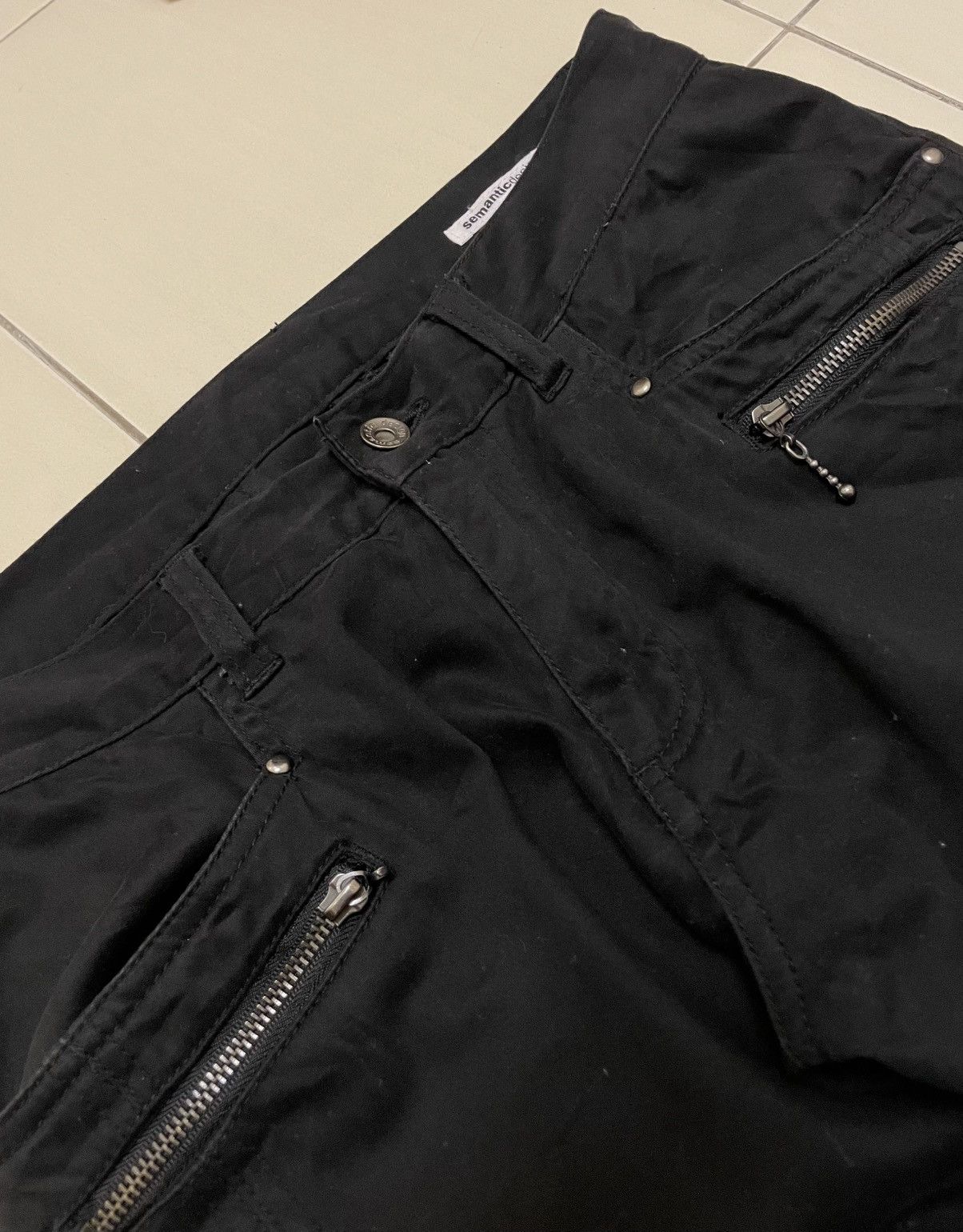 Japanese Brand Semantic Design Cargo Strap Bondage Flare Pants Size US 32 / EU 48 - 5 Thumbnail