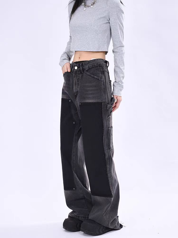 Japanese Brand × Jean High Street Vintage Black Washed Loose Jeans Size US 34 / EU 50 - 3 Thumbnail