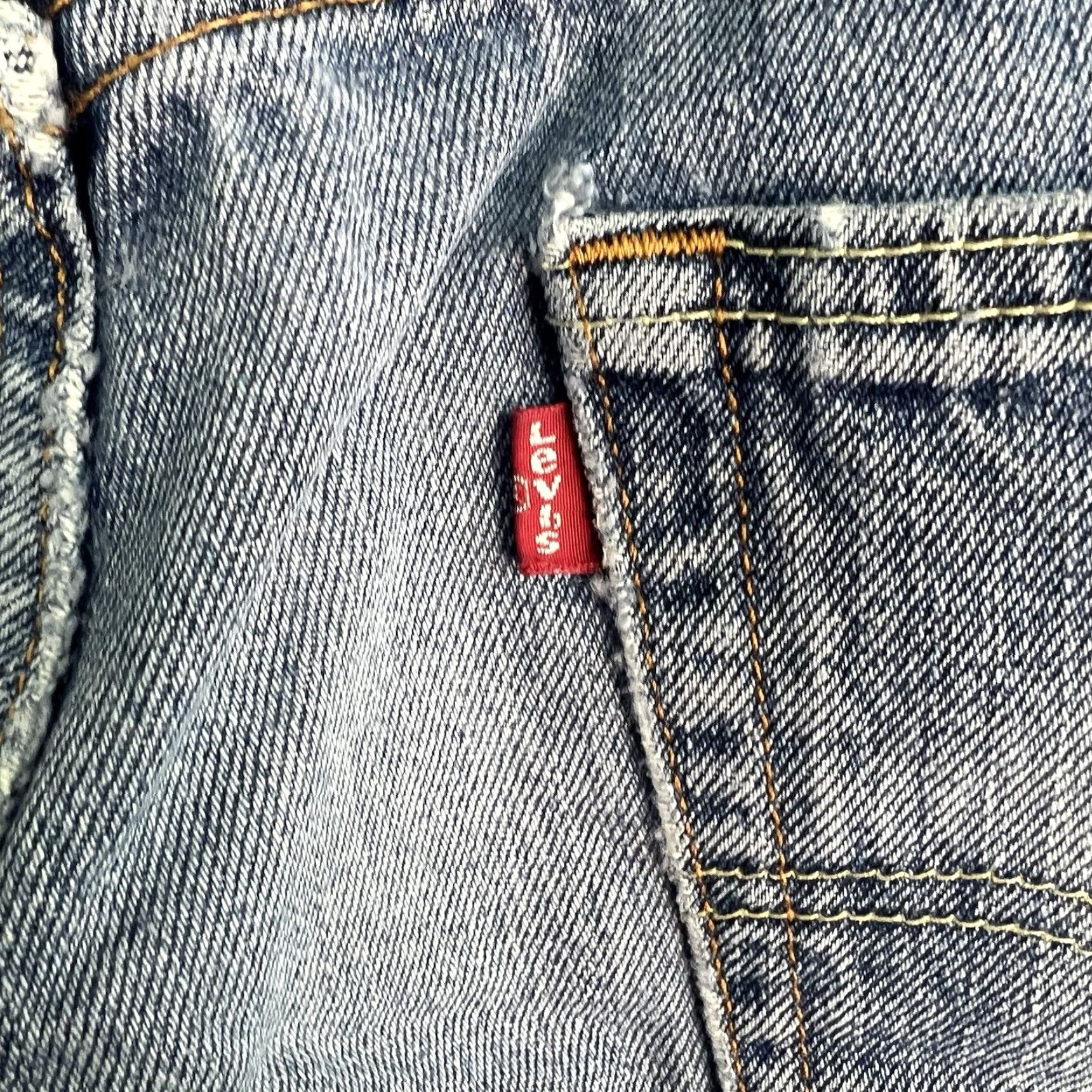 Levi's Levi’s 550 Relaxed Fit Straight Denim Jeans Men 32X 30 Blue Distressed Size US 32 / EU 48 - 7 Thumbnail