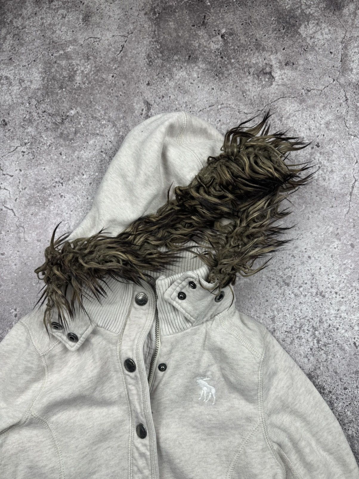 Abercrombie & Fitch 🔥 If six was nine Style Abercrombie & Fitch fur Zip Hoodie Size US S / EU 44-46 / 1 - 4 Thumbnail