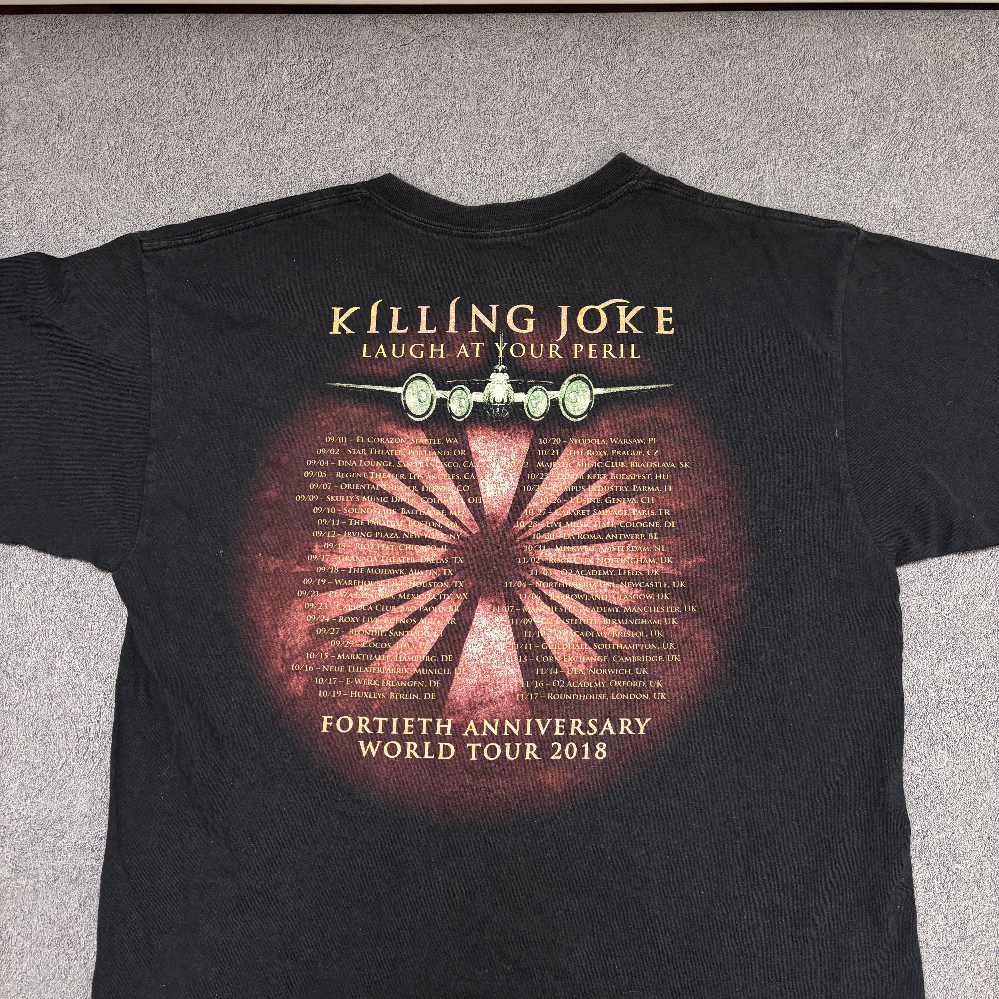 Band Tees Killing Joke Shirt Tour Concert Rock Band Tee Ministry Size US L / EU 52-54 / 3 - 13 Thumbnail