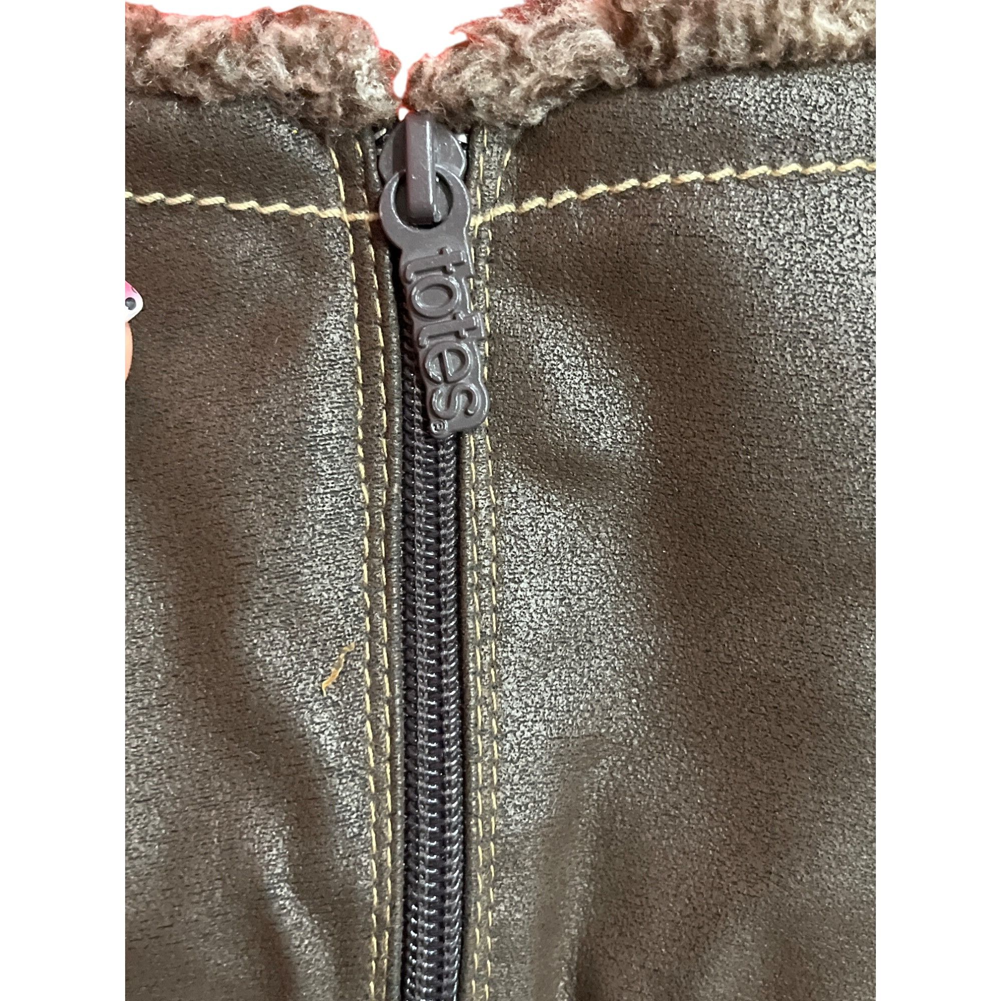 Other Totes Womens Brown Winter Boots Faux Fur Sz 8 SKU 8945 Size US 8 / IT 38 - 7 Thumbnail
