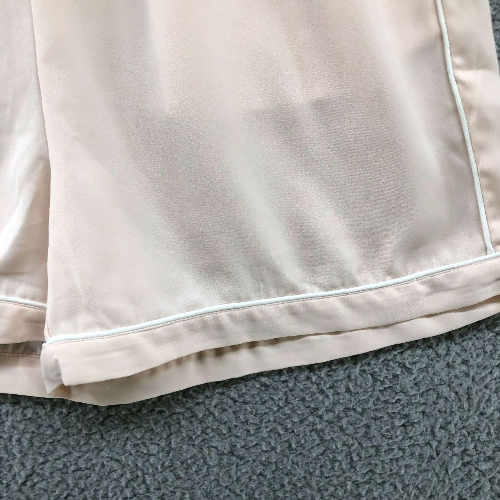 Asos ASOS High Rise Chiffon Shorts Womens M Blush Pink Pull On Casual Elastic Waist Beach Running & Jogging Walking Shirt? Size 32" / US 10 / IT 46 - 3 Thumbnail