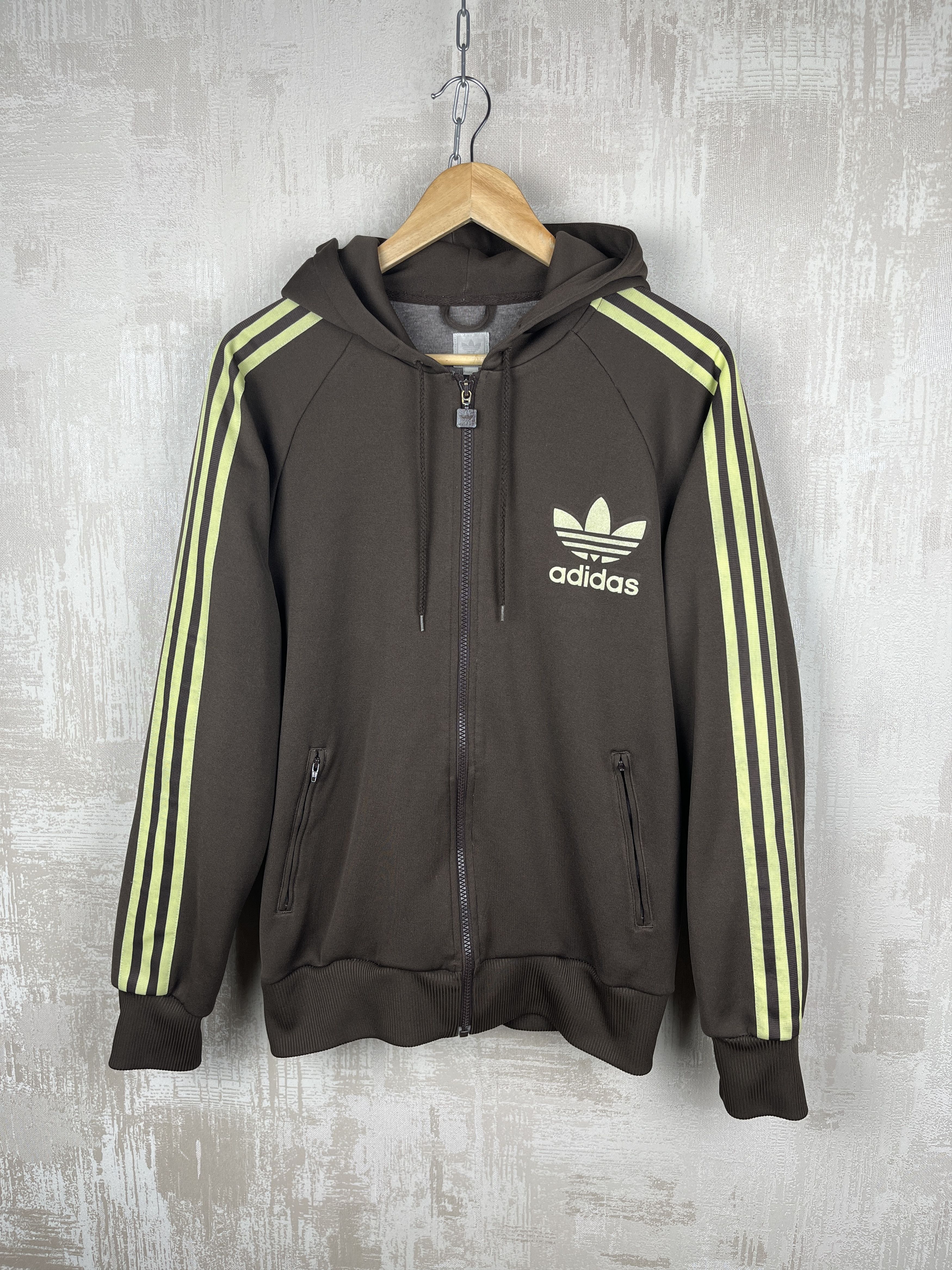 トップス vintage 00's adidas track hoodie Adidas × Vintage 00's Adidas Originals Big Trefoil Vintage