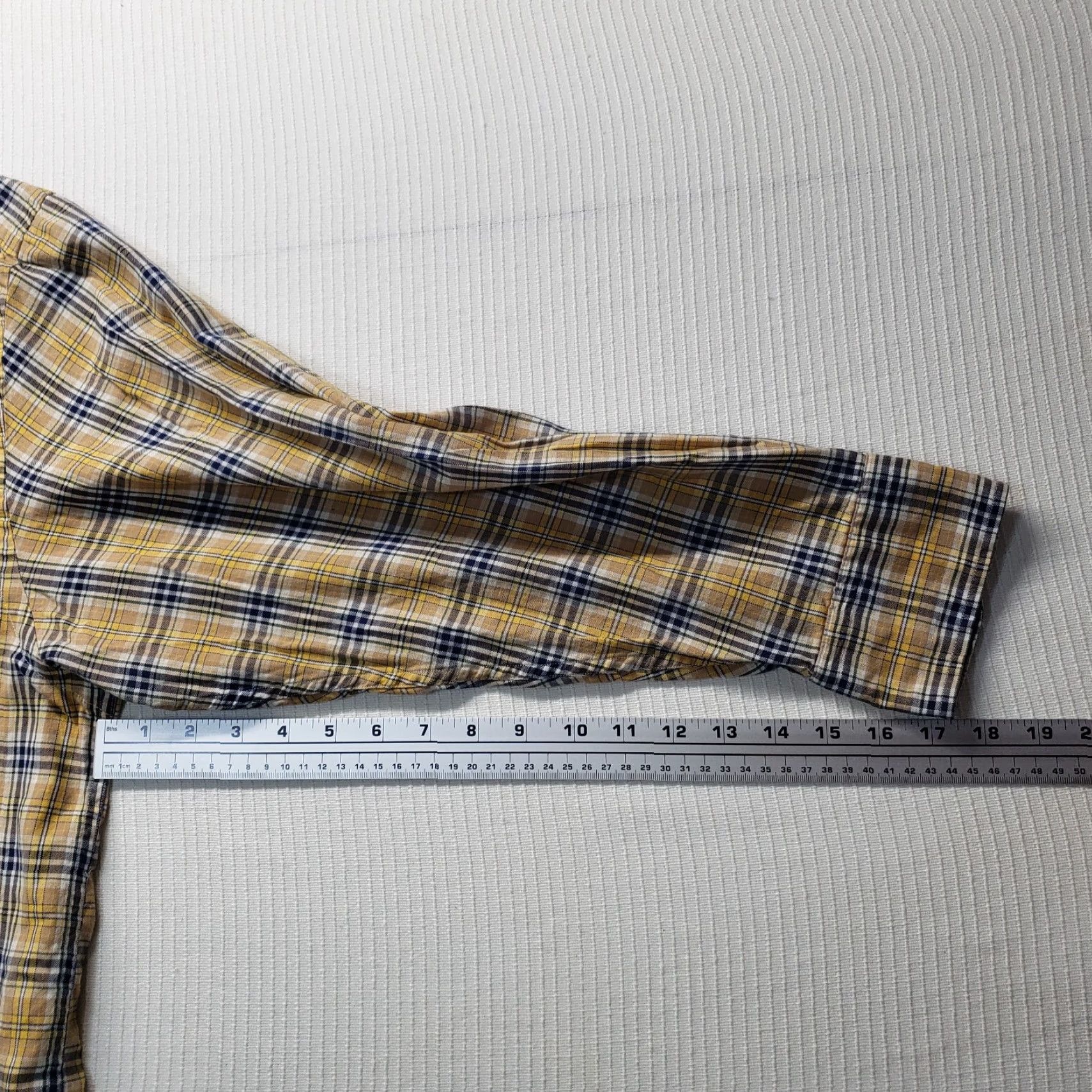 Nautica Nautica Shirt Button-Up Long Sleeve Plaid Yellow 2XL Men’s Cotton Casual Shirt 2XL Mens Color Yellow Size US XXL / EU 58 / 5 - 6 Thumbnail