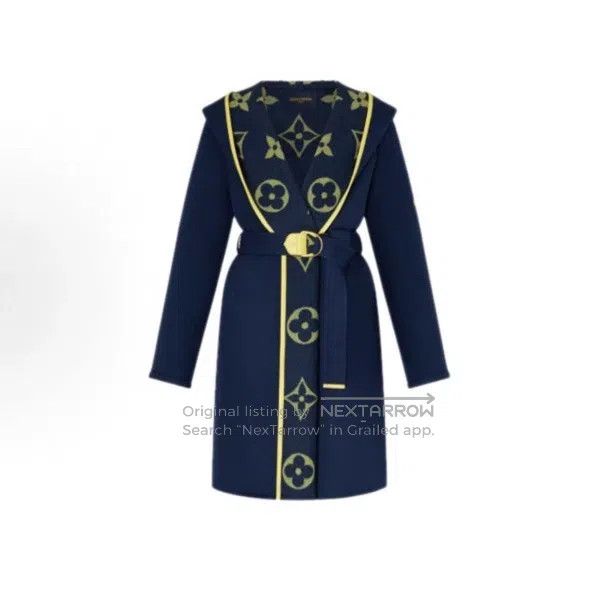 Louis Vuitton Louis Vuitton Blue presbyopic cashmere coat Size M / US 6-8 / IT 42-44 - 3 Thumbnail