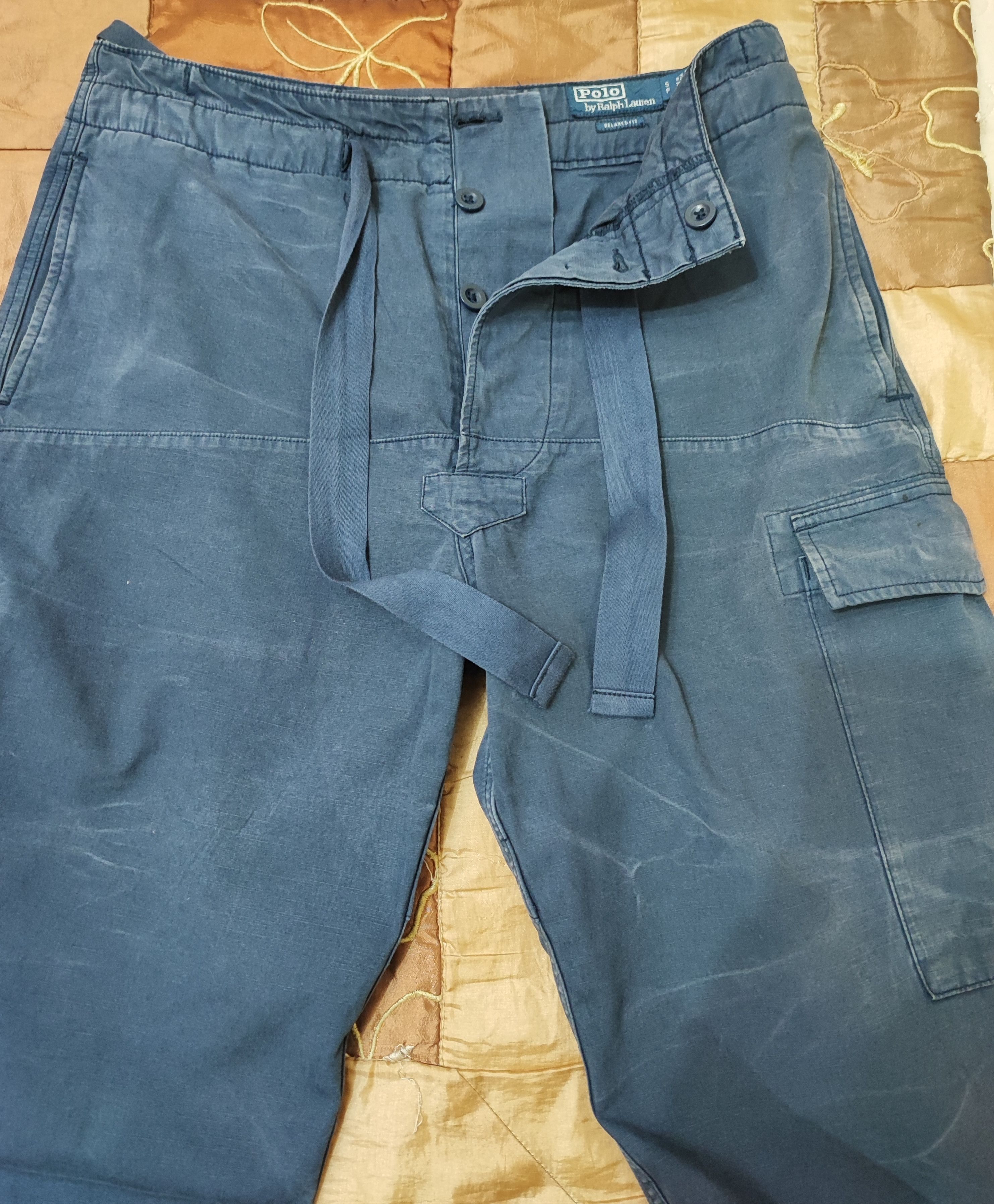 Polo Ralph Lauren Polo Ralph Lauren Regatta Naval Edition Canvas Trouser Size US 33 - 3 Thumbnail