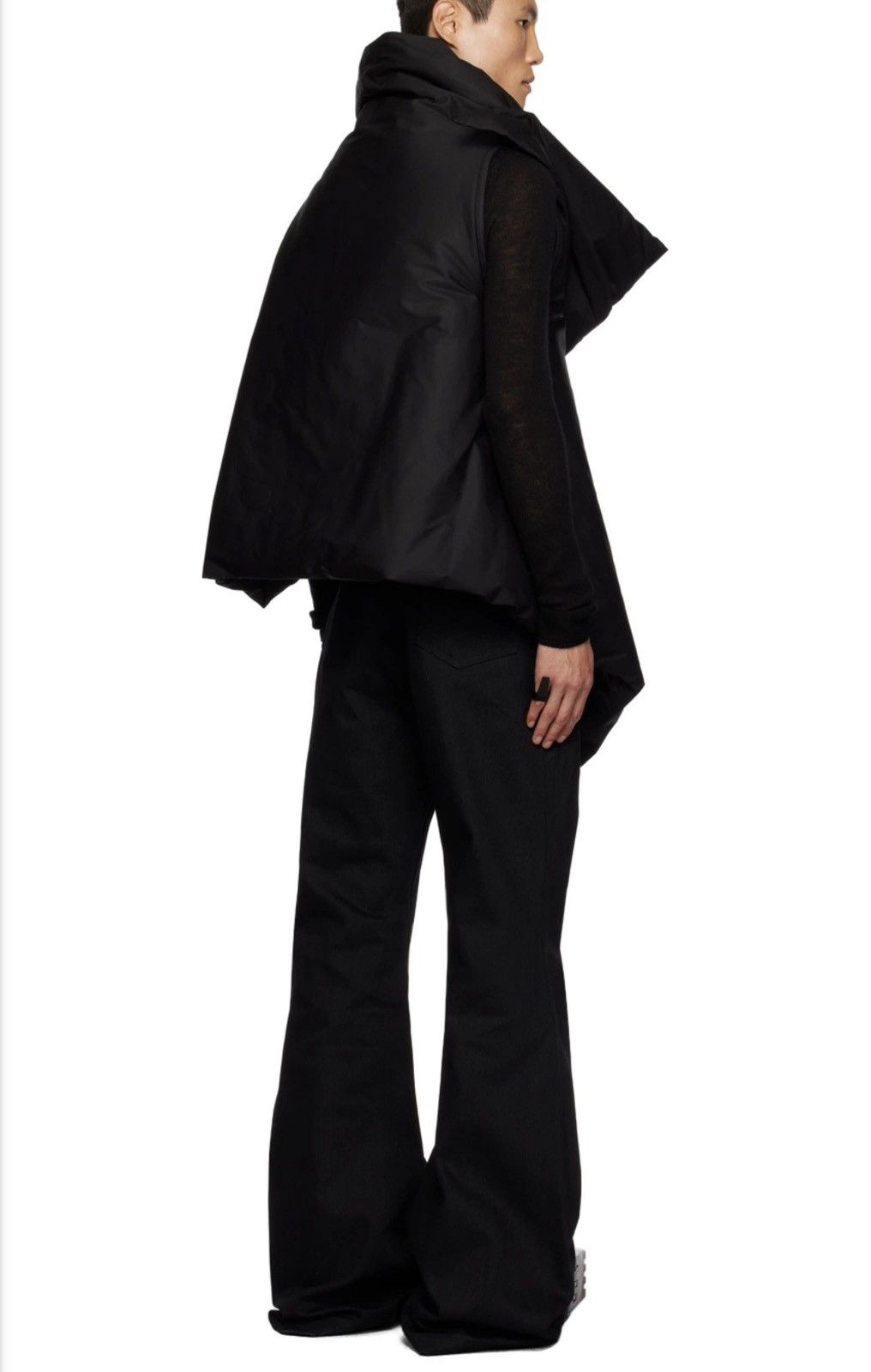Rick Owens Drkshdw $1,370 GLEAM VEST WRAP COCOON DARK DUST XL Size US L / EU 52-54 / 3 - 10 Thumbnail