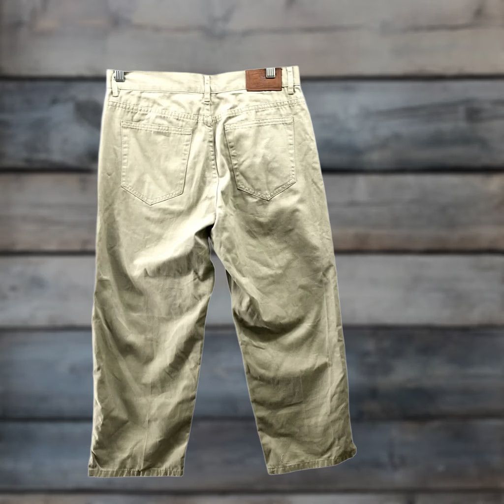Ralph Lauren VINTAGE? Lauren Ralph Lauren Capri Chino Pants Womens Size 4 Olive Green Cotton Straight Size 27" / US 4 / IT 40 - 1 Thumbnail