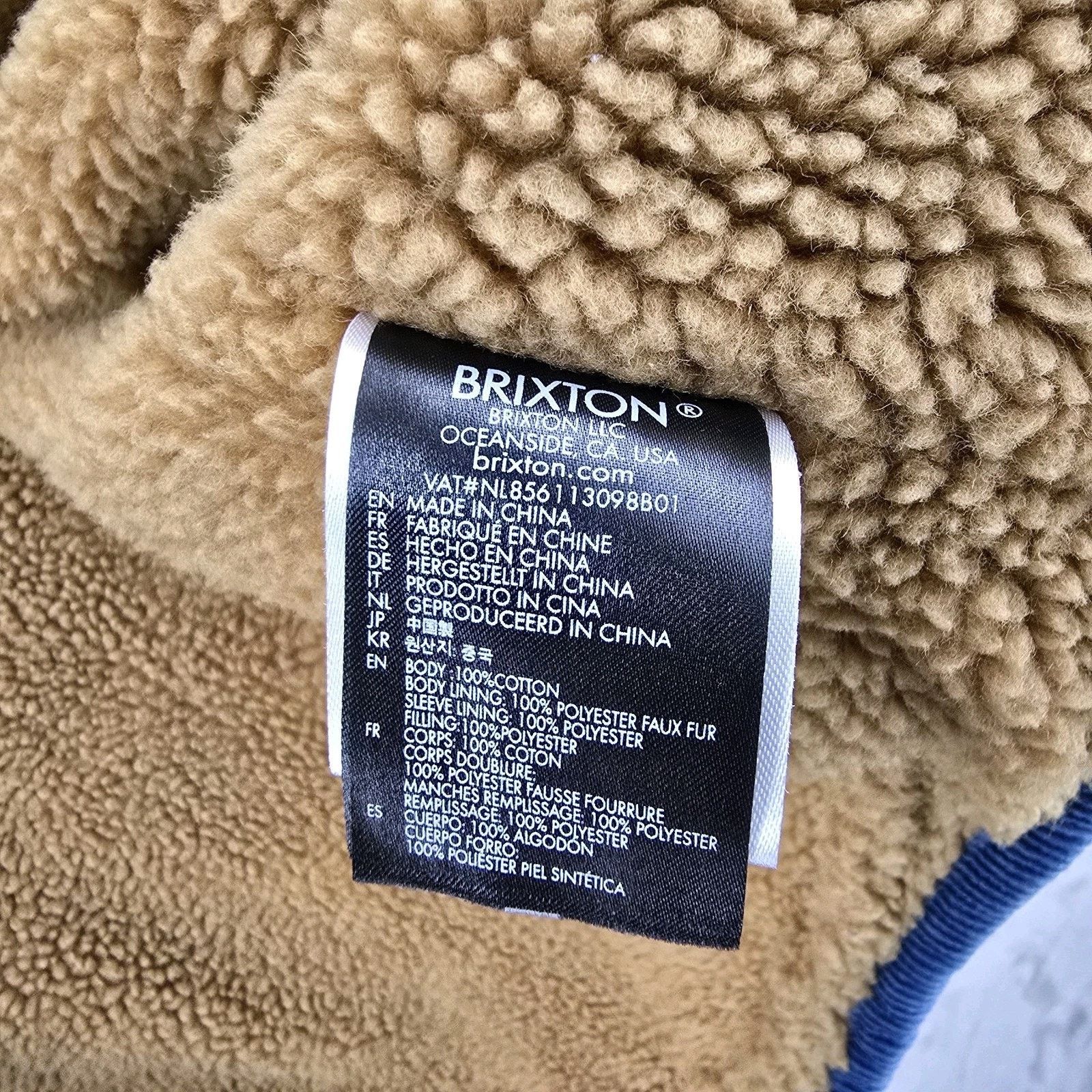 Brixton Brixton Durham Sherpa Lined Jacket Mens Joe Blue Corduroy Size US XL / EU 56 / 4 - 9 Thumbnail