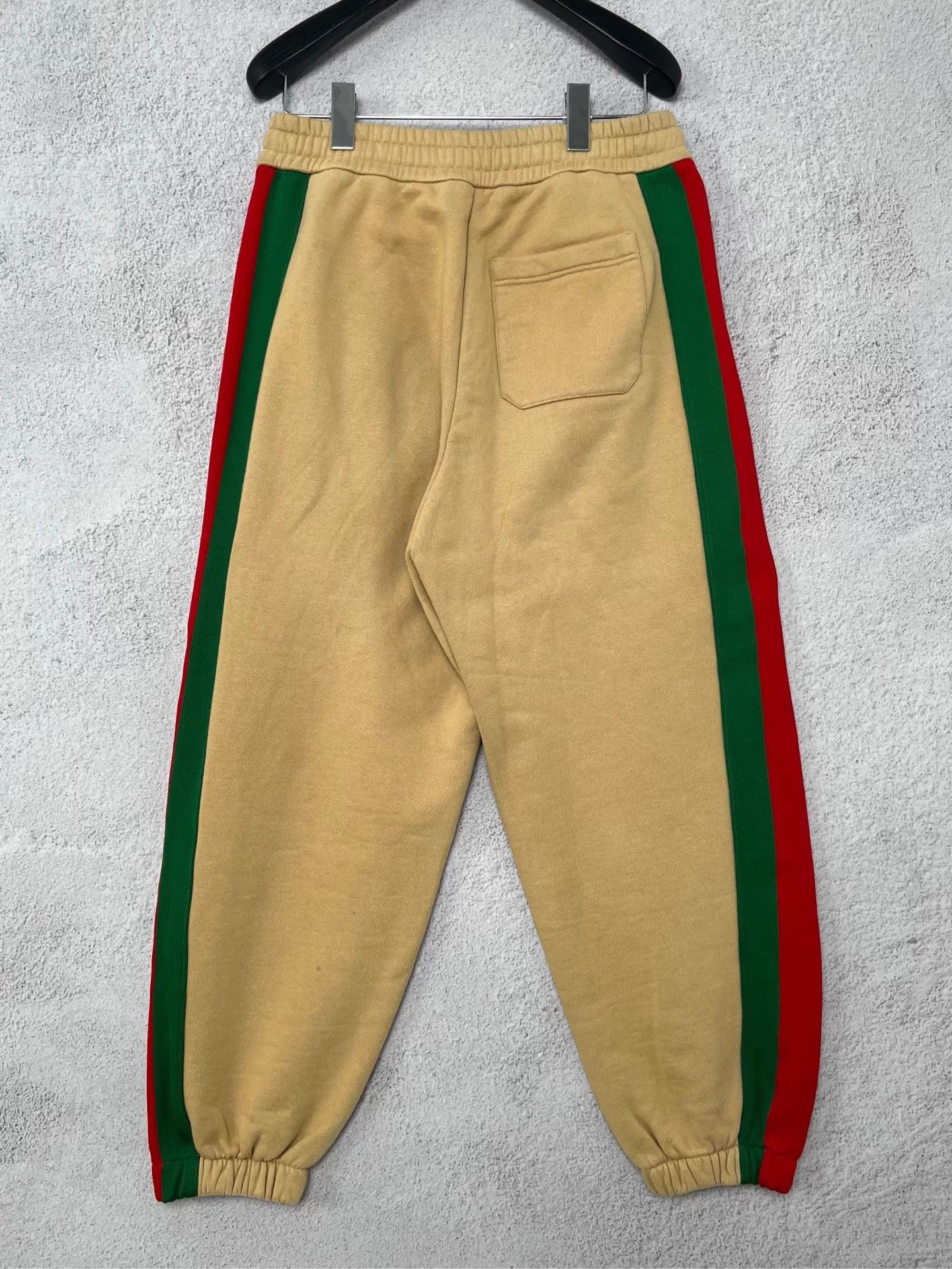 Gucci Gucci Khaki 1921 GG Striped Sweatpants M 99 Size US 28 / EU 44 - 2 Thumbnail