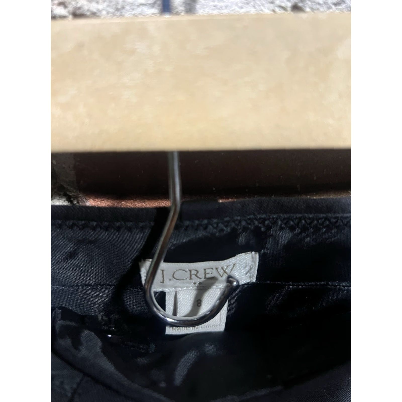 J.Crew J. Crew Womens Black Cropped Work Pants Size 8 NWT Regular Cropped Business Pants Womens 8 Black NWT J.Crew Size 30" / US 8 / IT 44 - 3 Thumbnail