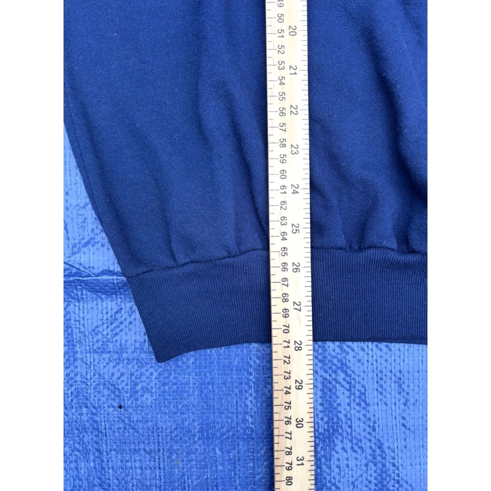 Vintage VINTAGE Normandy Navy Blue Sweatshirt XL Men 80s 90s IBEW USA Union Graphic Print Pullover Crew Neck Sweatshirt Size US XL / EU 56 / 4 - 3 Thumbnail
