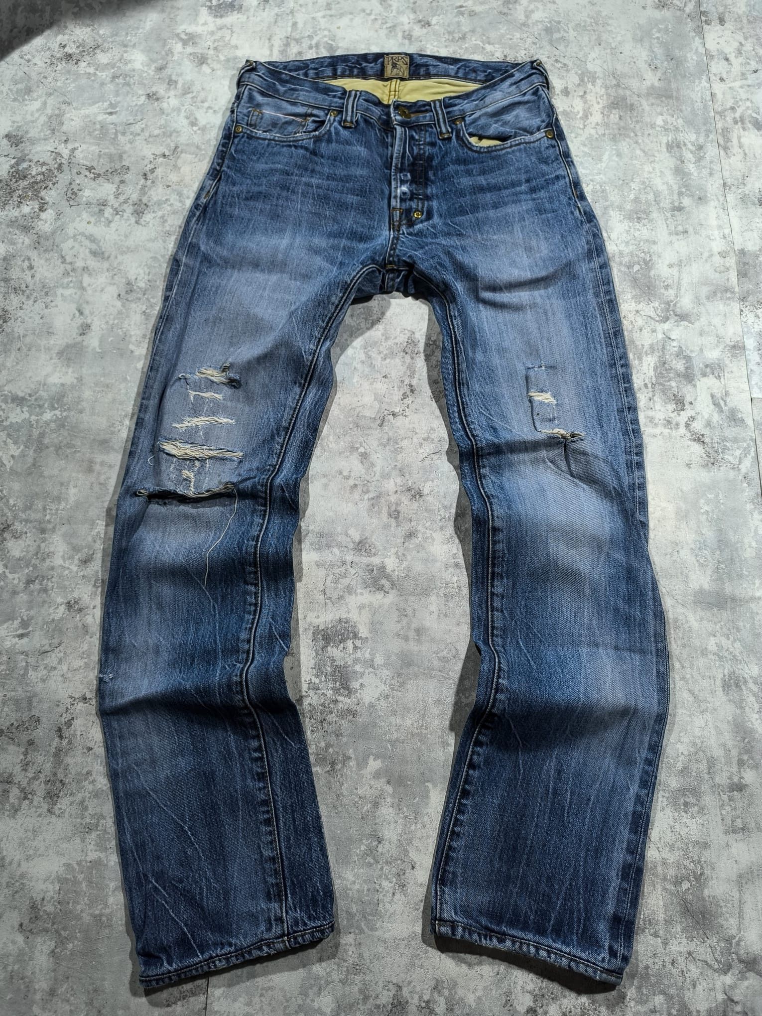 Prps Vintage Prps Japan Selvedge Denim Distressed Trashed Jeans | Grailed