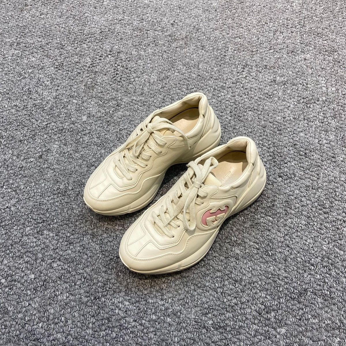 Gucci Gucci Rhyton Leather Sneakers Size US 7 / IT 37 - 1 Thumbnail