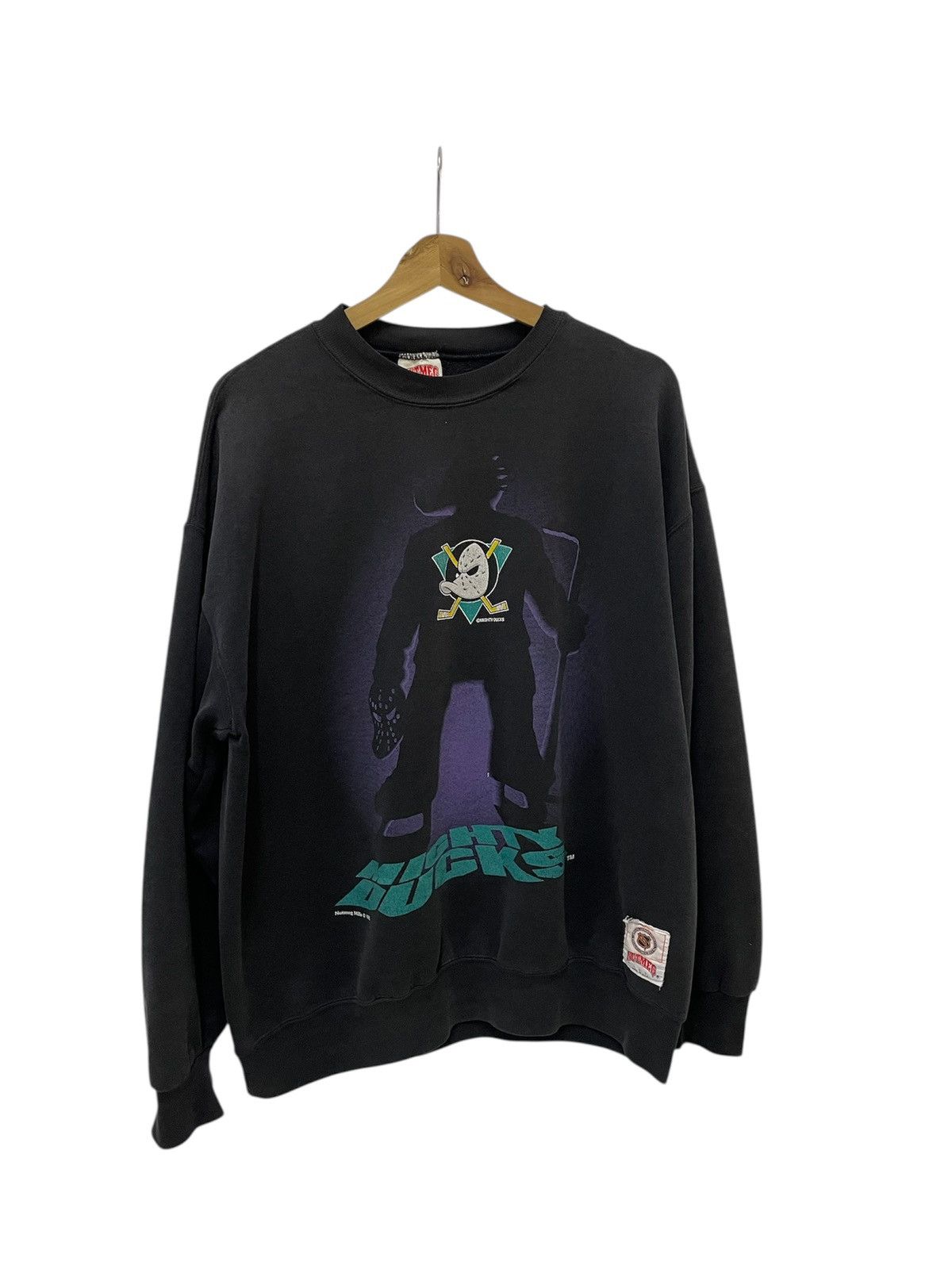 Nutmeg Nutmeg NHL Mighty Ducks Crewneck Sweatshirt Size US L / EU 52-54 / 3 - 1 Thumbnail