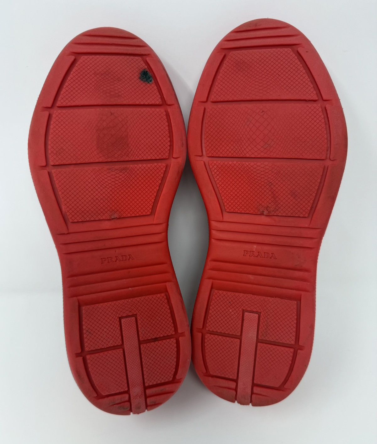 Prada Prada Americas Cup Rubber Sneaker Red Size US 8 / EU 41 - 6 Thumbnail