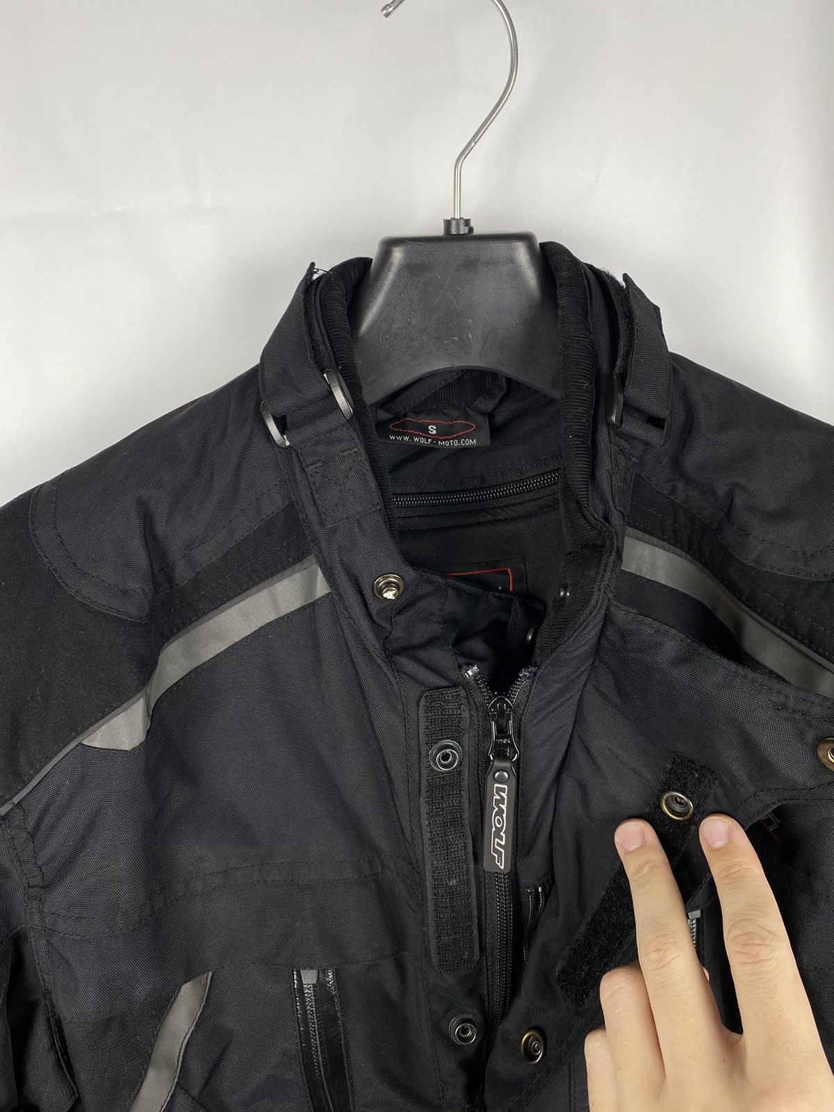 Designer Wolf Titanium Outlast Men Motorcycle Motorbike Jacket size S Size US S / EU 44-46 / 1 - 14 Thumbnail