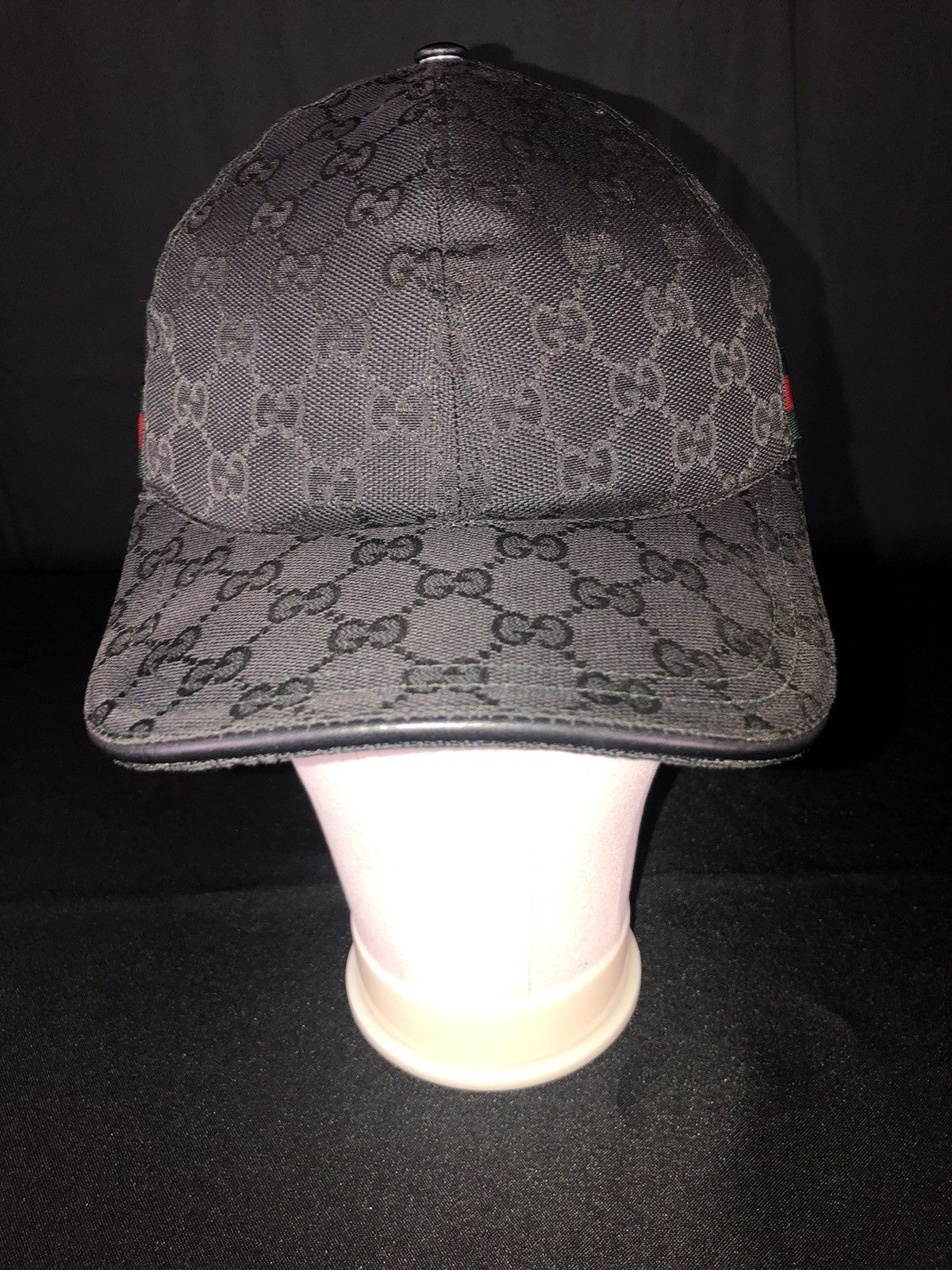 Gucci ORIGINAL GG CANVAS BASEBALL HAT WITH WEB Size ONE SIZE - 6 Thumbnail