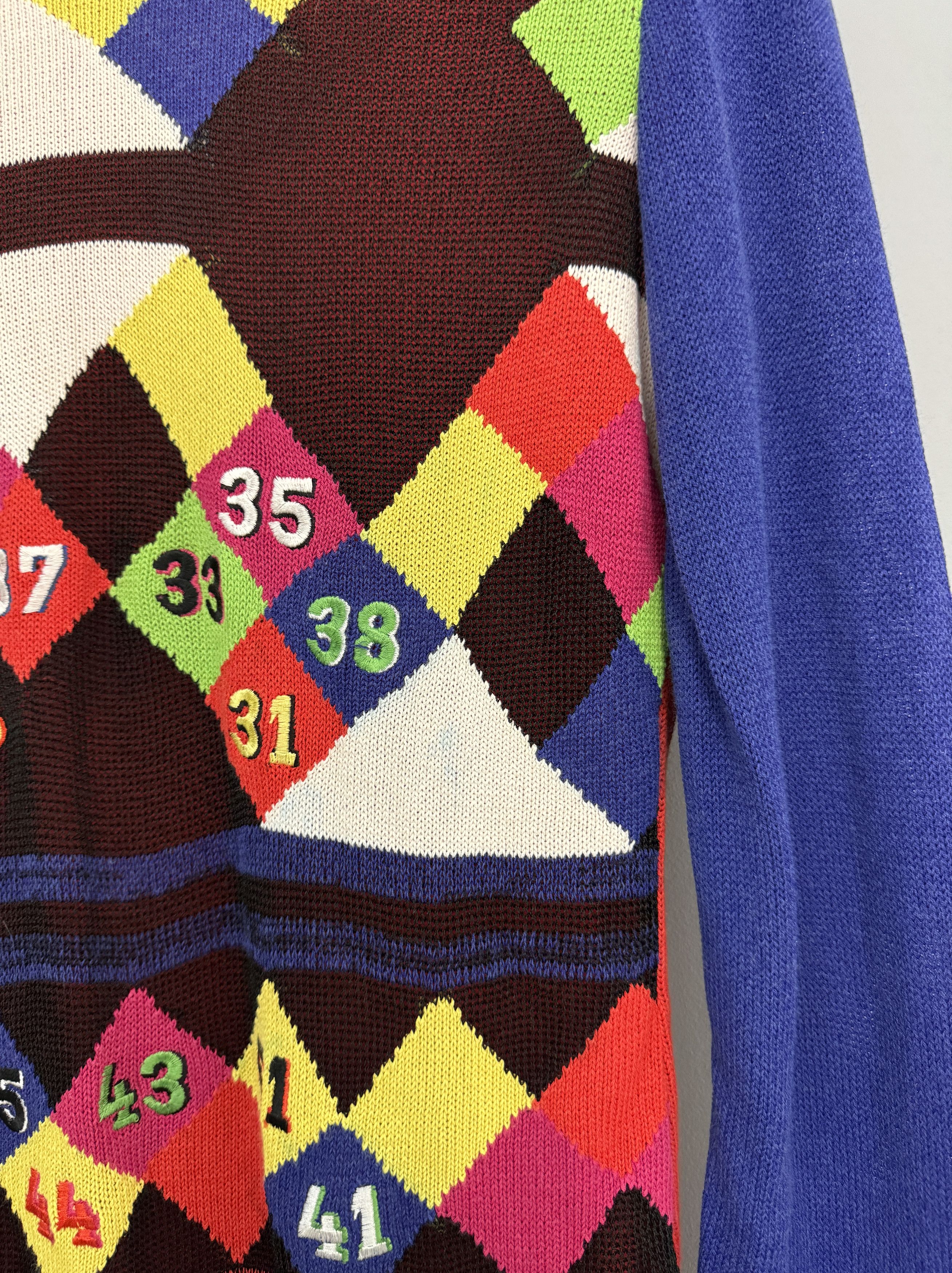 Versace Gianni Versace Wmns Sweater Crew Neck Jumper Rayon Size 44 Size M / US 6-8 / IT 42-44 - 5 Thumbnail