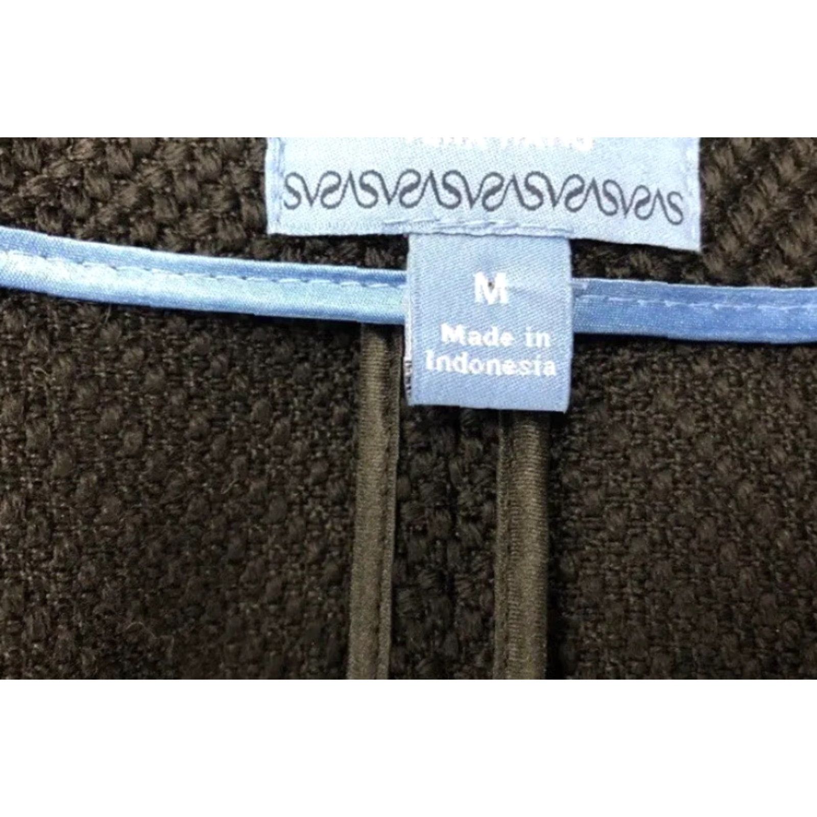 Vera Wang Vera Wang Simply Vera By Vera Wang Cover Up Women Medium Black Acrylic Blend Swimwear Accessory Size ONE SIZE - 5 Thumbnail
