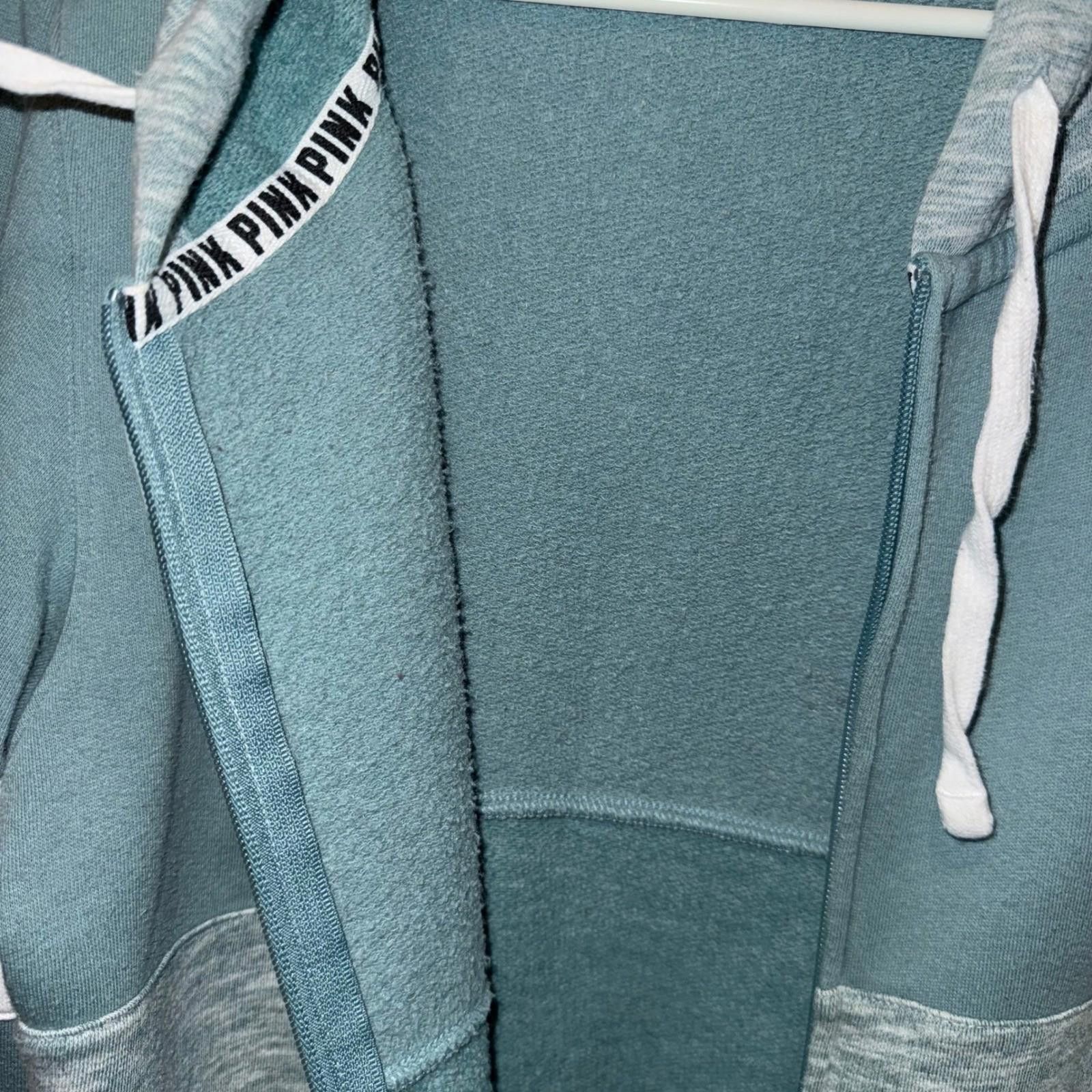 Other Victoria's Secret PINK Full Zip Hoodie Teal Womens M Size M / US 6-8 / IT 42-44 - 8 Thumbnail