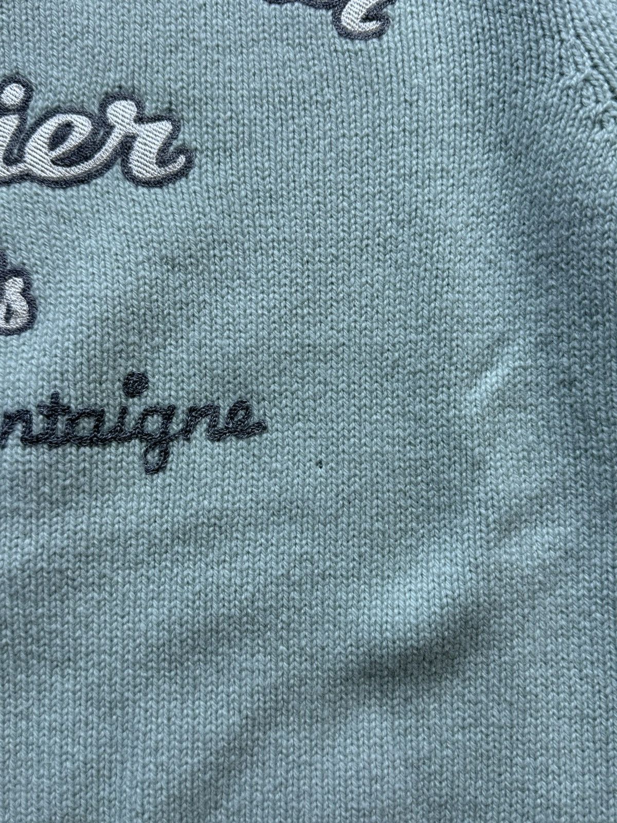 Dior Christian Dior Atelier Sweater Seafoam Green Paris Exclusive Size US L / EU 52-54 / 3 - 2 Thumbnail