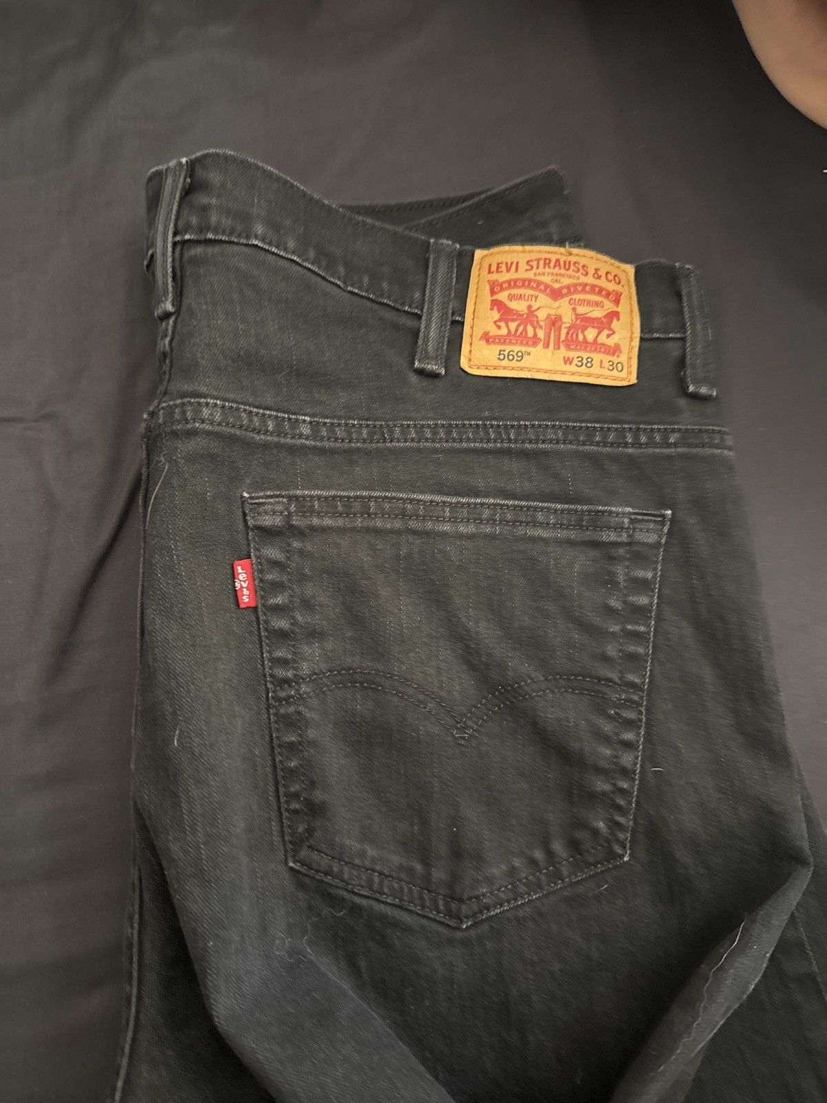 Levi's × Vintage Black denim 569 Levi jeans Size US 38 / EU 54 - 2 Thumbnail