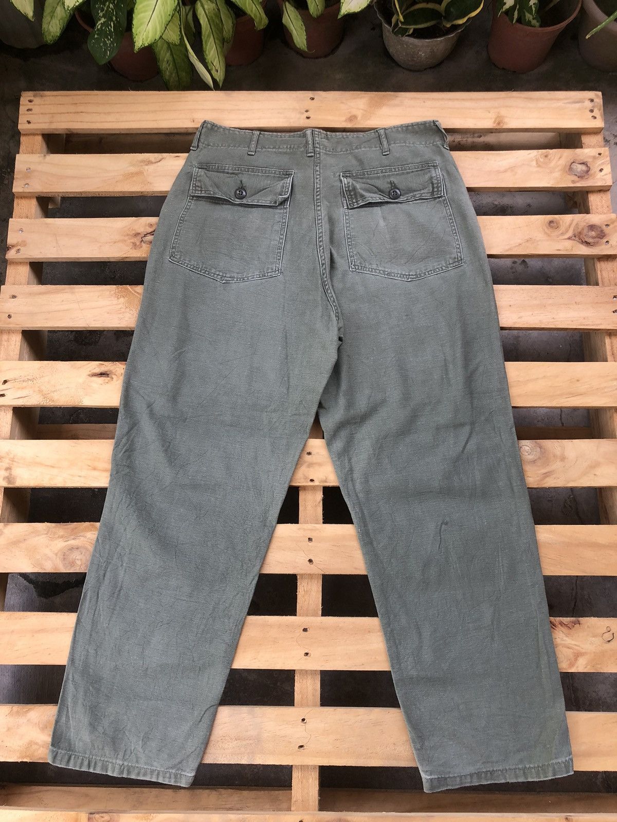 Vintage Vintage 60s 70s OG 107 US Army Utility Pants Size US 34 / EU 50 - 11 Thumbnail