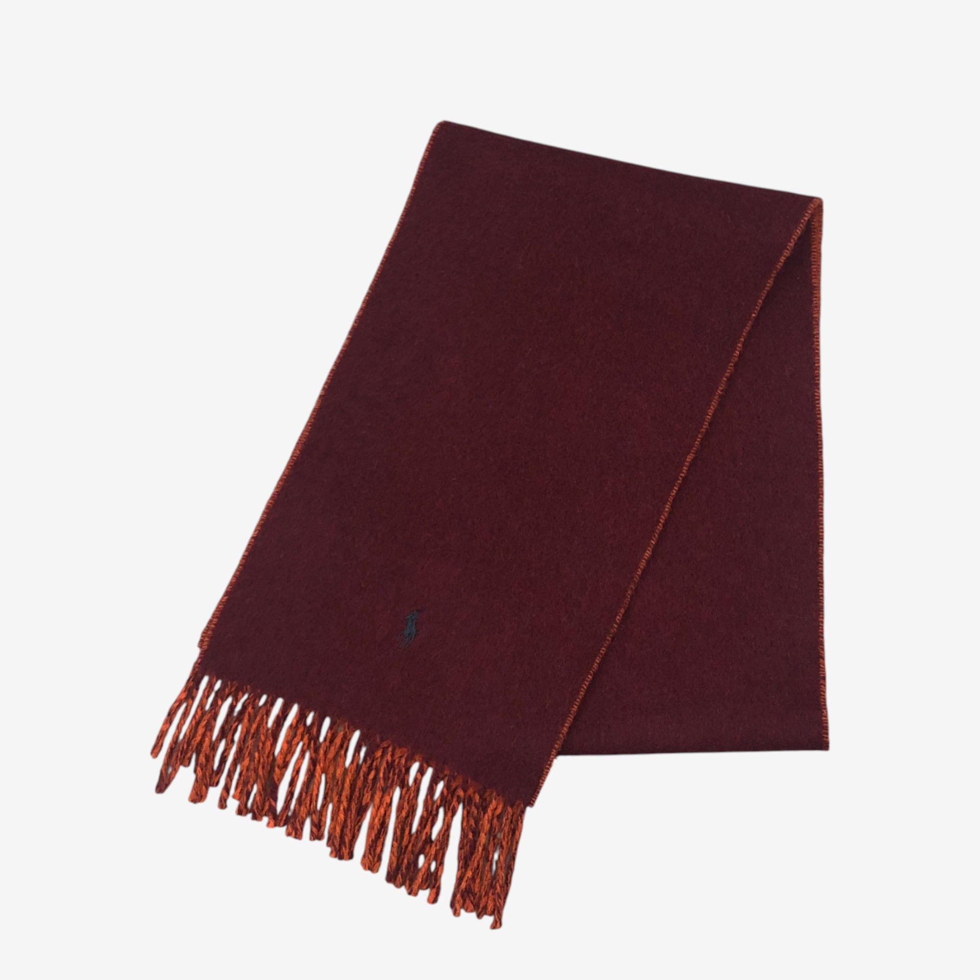 Polo Ralph Lauren Vintage Polo Ralph Lauren Scarf Winter Muffler Wool Scarves Size ONE SIZE - 4 Thumbnail