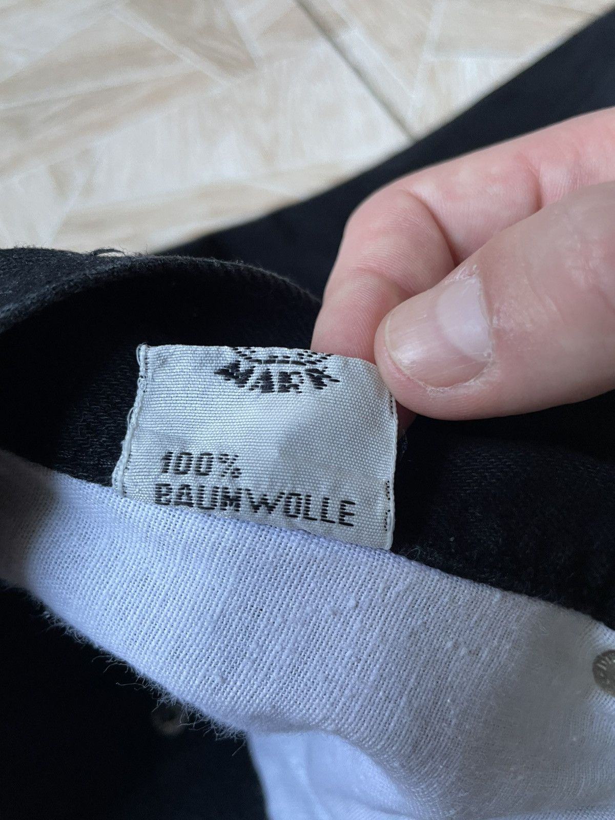 Diesel Y2K Archive Vintage Diesel Saddle Trade Mark 32 Black Denim Size US 32 / EU 48 - 16 Thumbnail