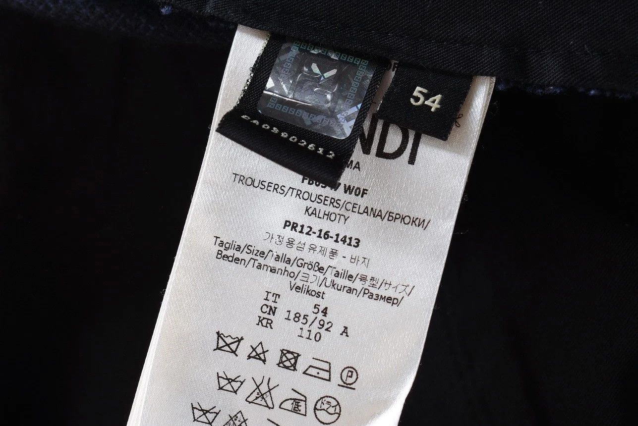 Fendi Fendi Roma Navy Dress Trousers Made in Italy Size W38/L29 Size US 38 / EU 54 - 7 Thumbnail