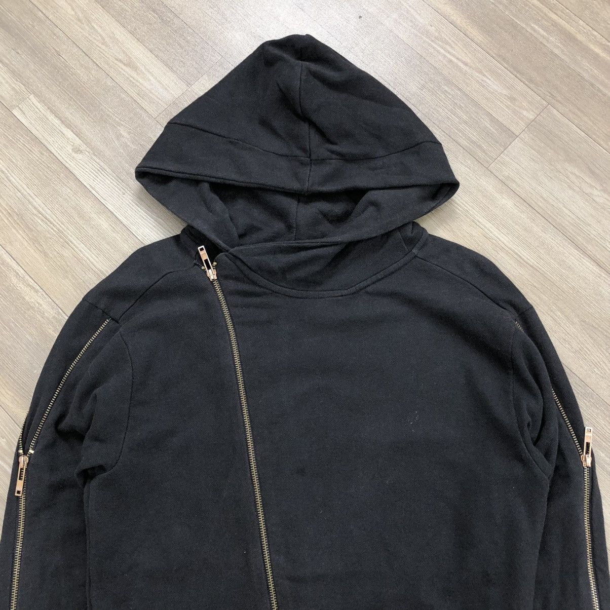 If Six Was Nine 2000s Zara Man Asymatrical Multizipper Jacket Lgb Style Size US M / EU 48-50 / 2 - 5 Thumbnail