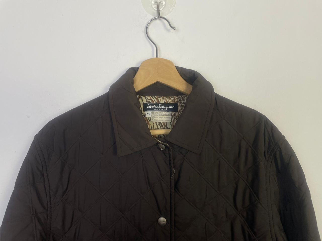 Salvatore Ferragamo Vintage Salvatore Ferragamo Quilted Jacket Size US M / EU 48-50 / 2 - 3 Thumbnail
